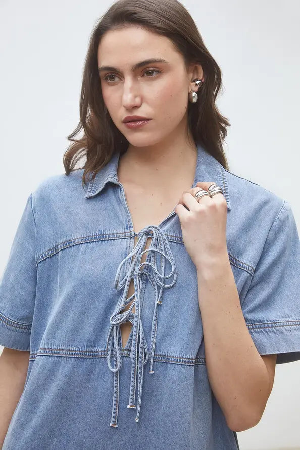 Suncoo Clever Denim Dress