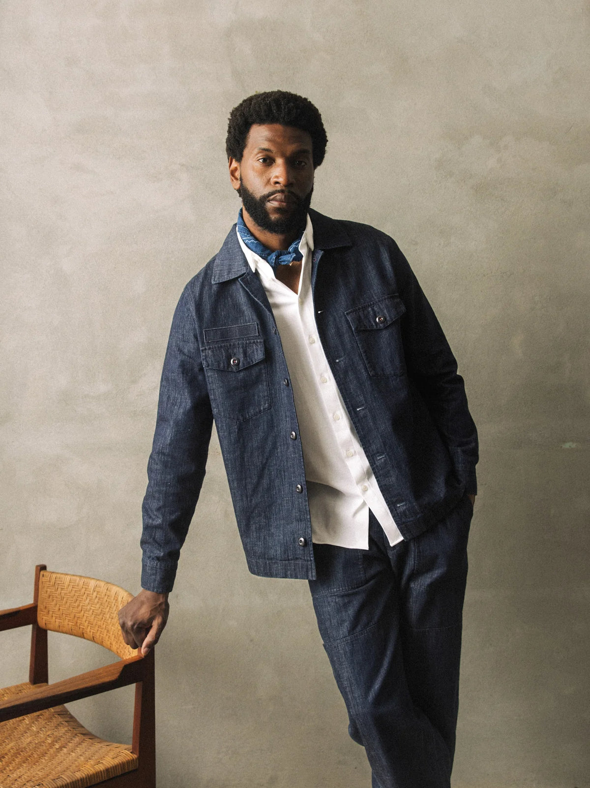 Marcello Chambray Overshirt