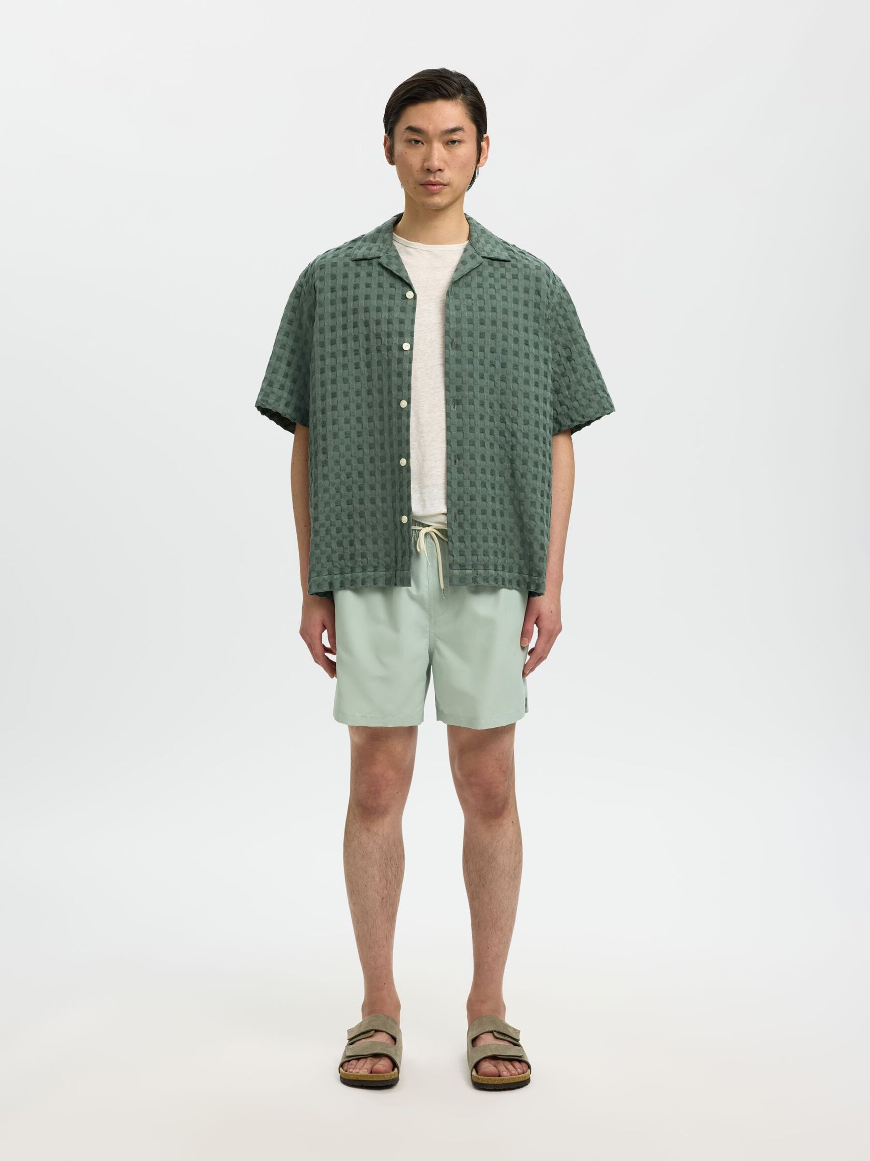 Monty Textured Short Sleeve Shirt