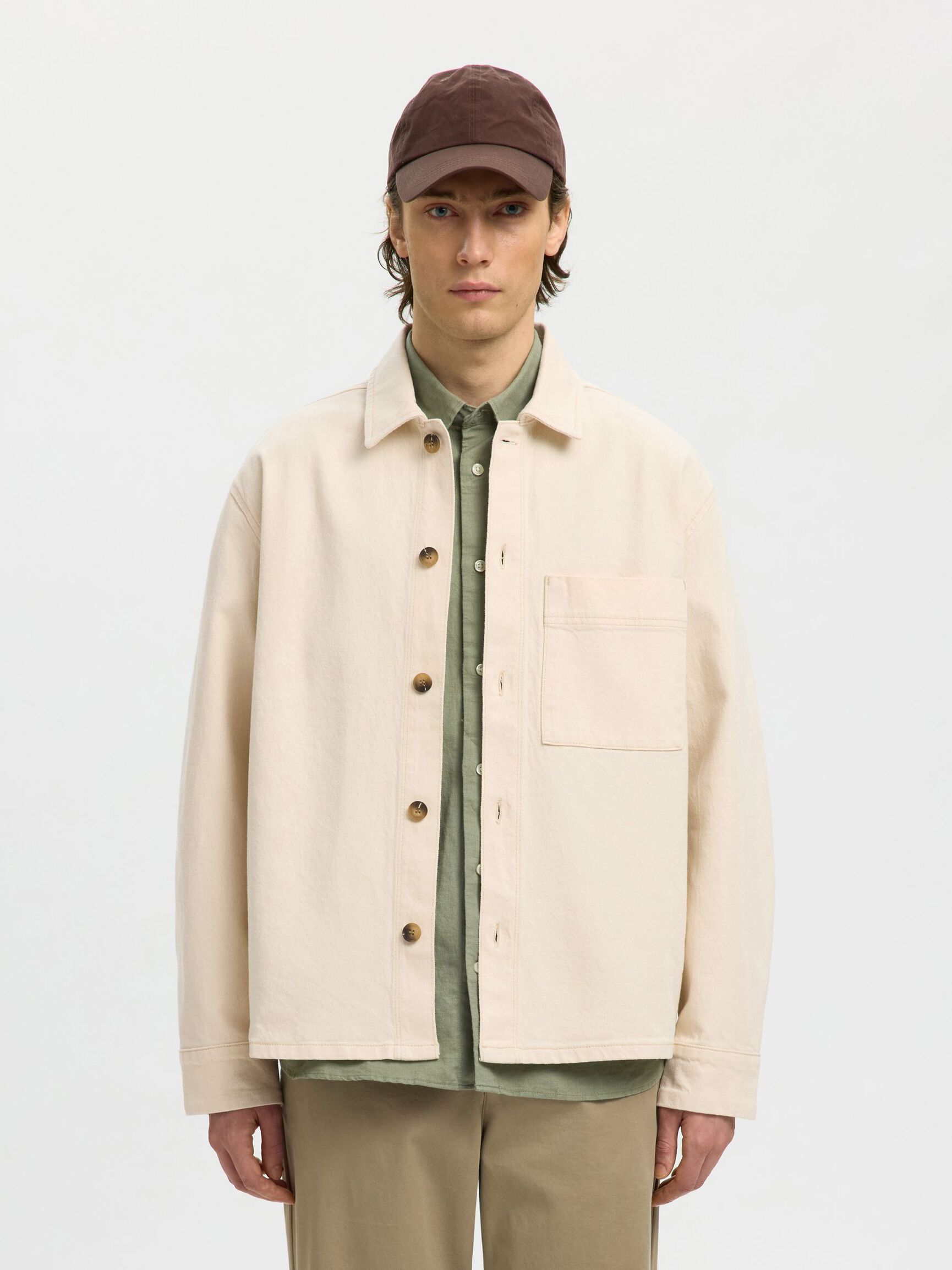 Selected Man Jake Ecru Jacket