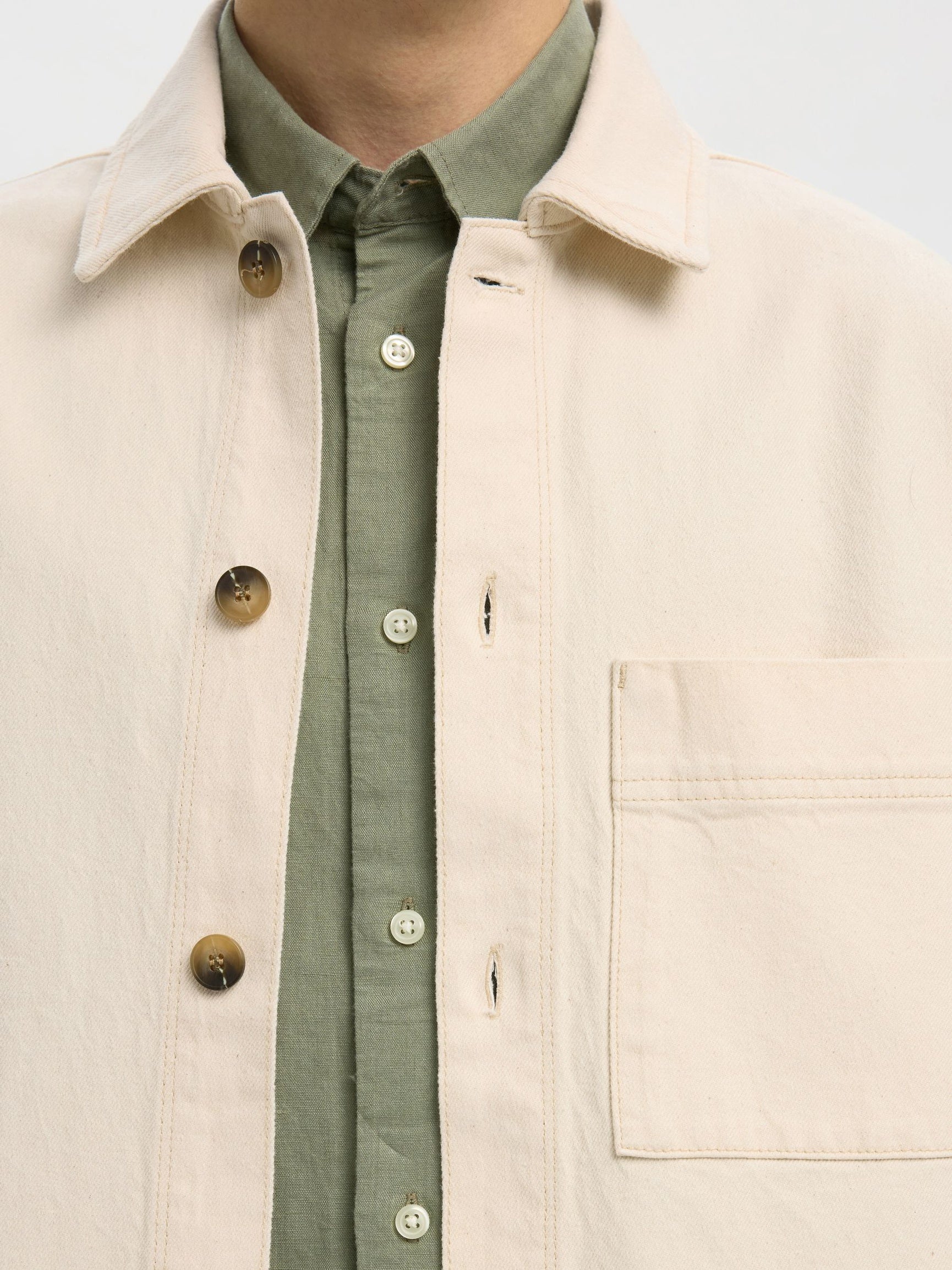 Selected Man Jake Ecru Jacket