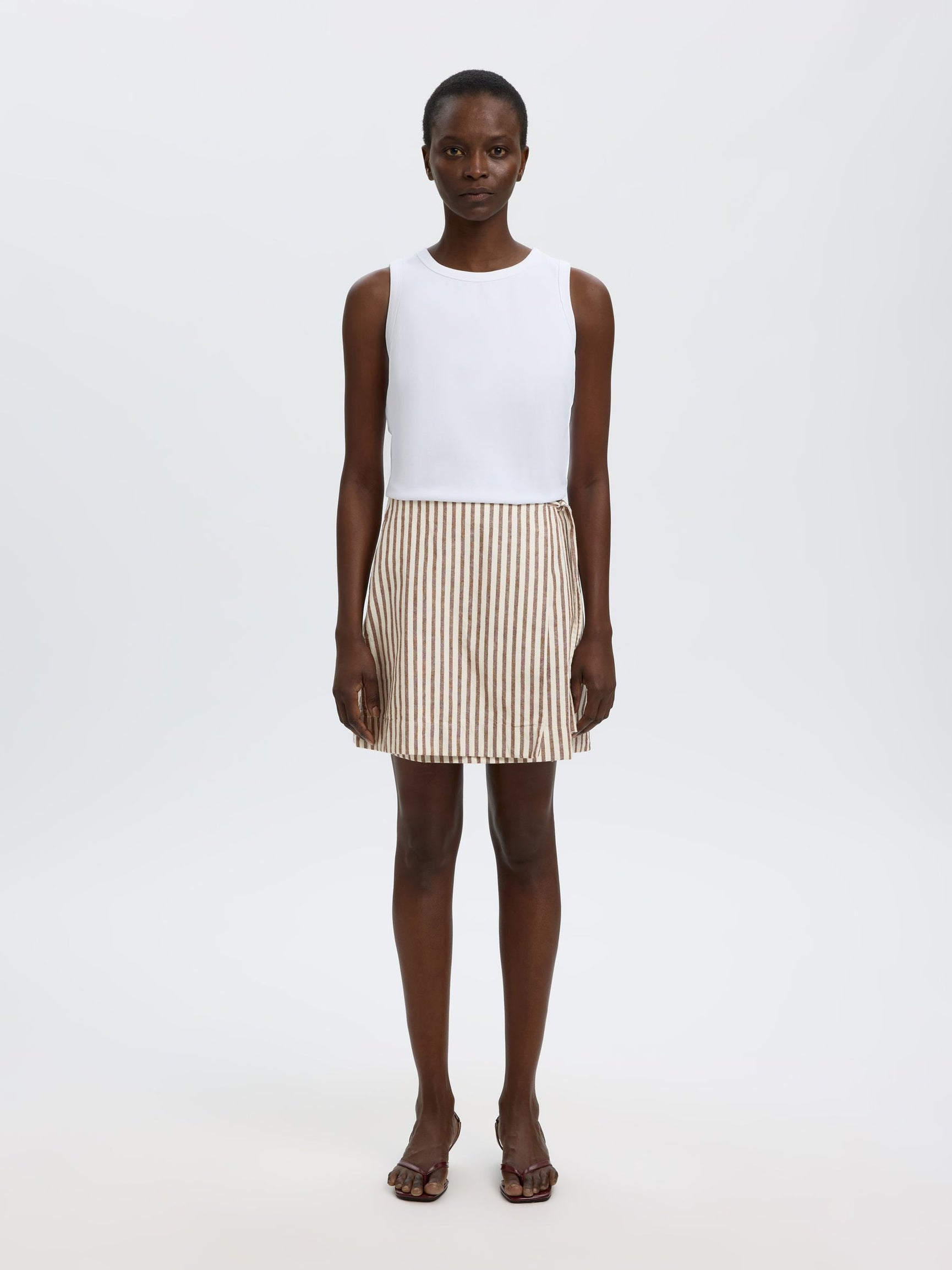 Johanne Short Wrap Skirt