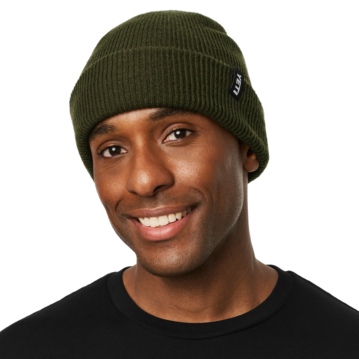Logo Badge Beanie - Olive