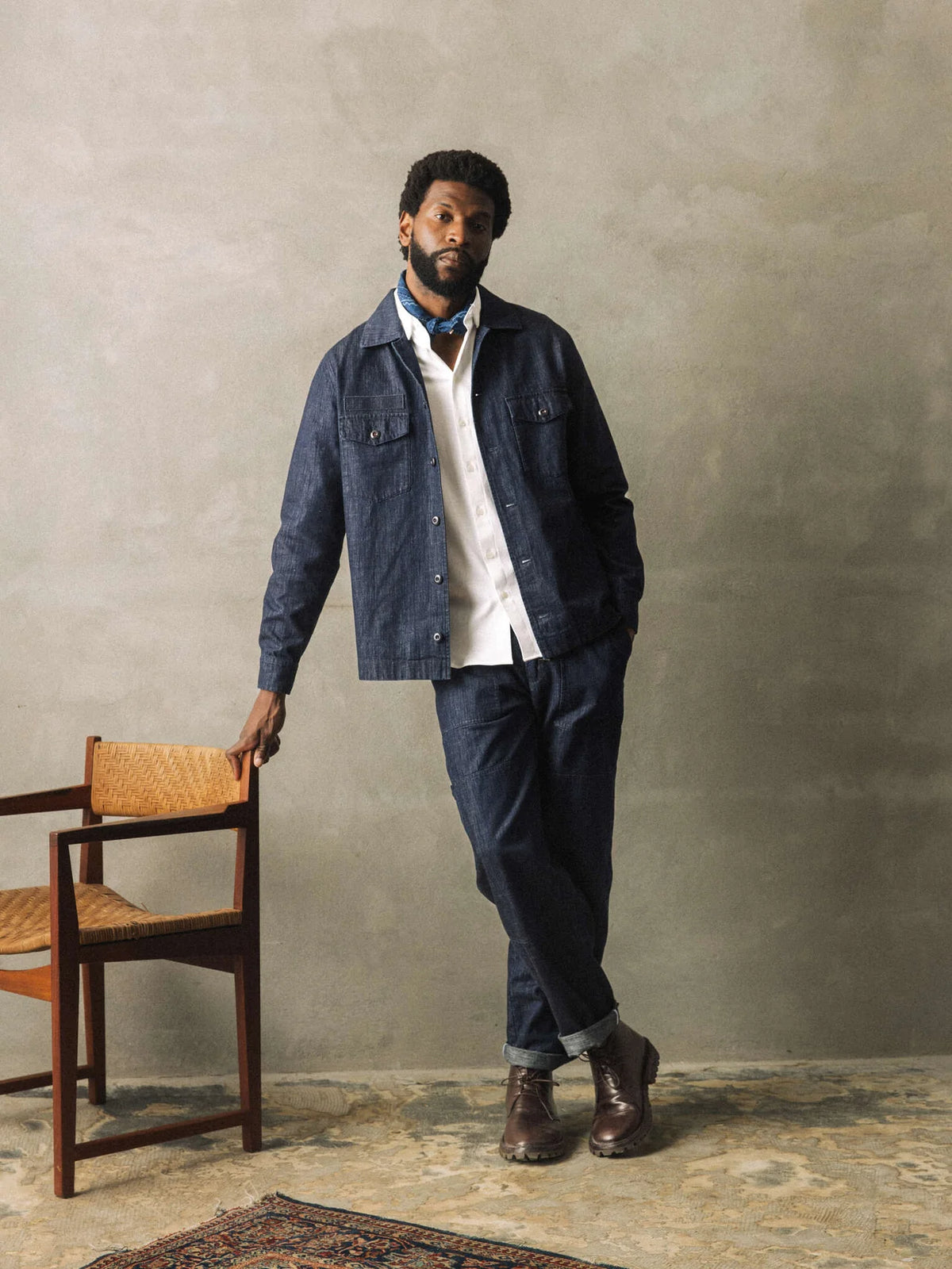 Luca Chambray Trousers