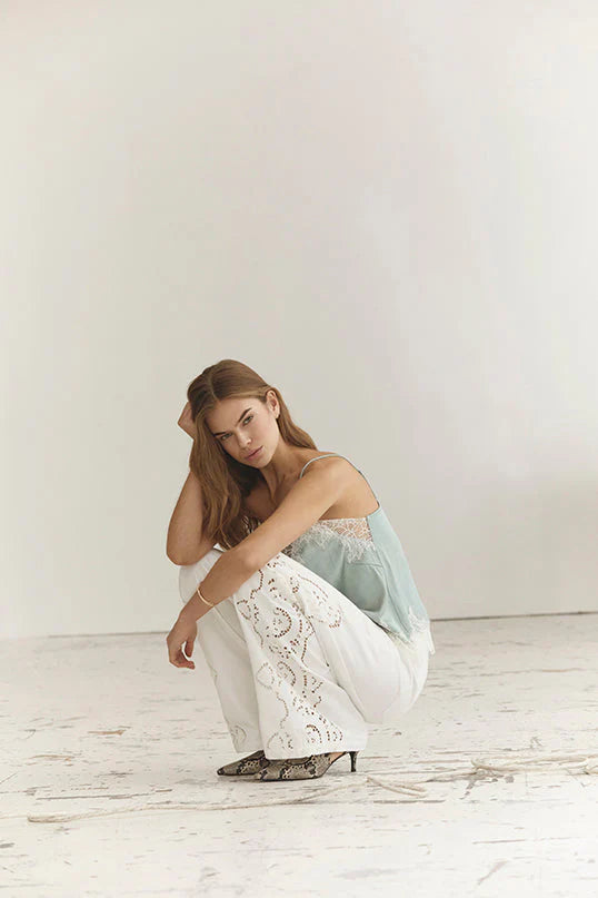 Colette Embroidery Pant