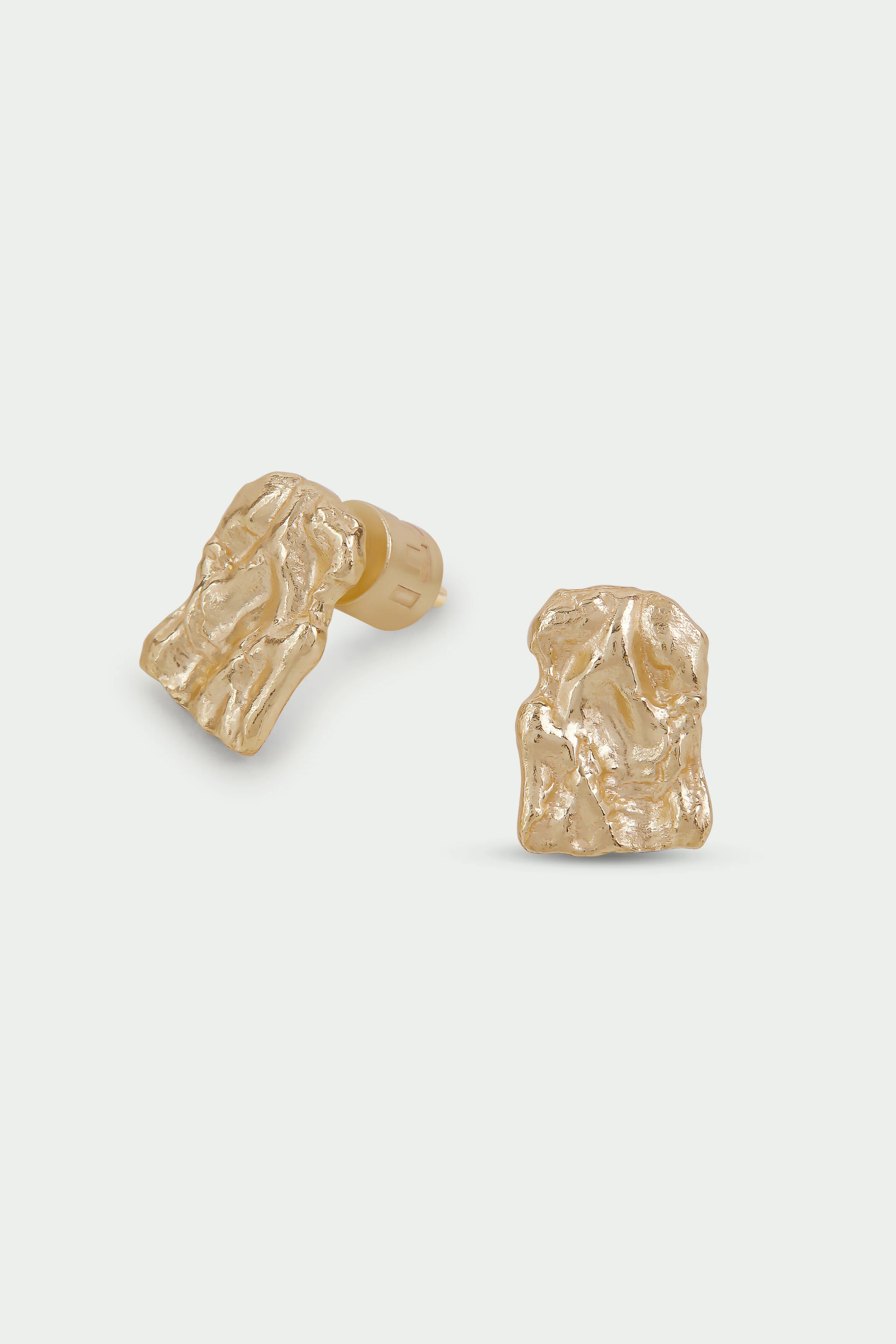 Tutti Gold Current Earrings Small