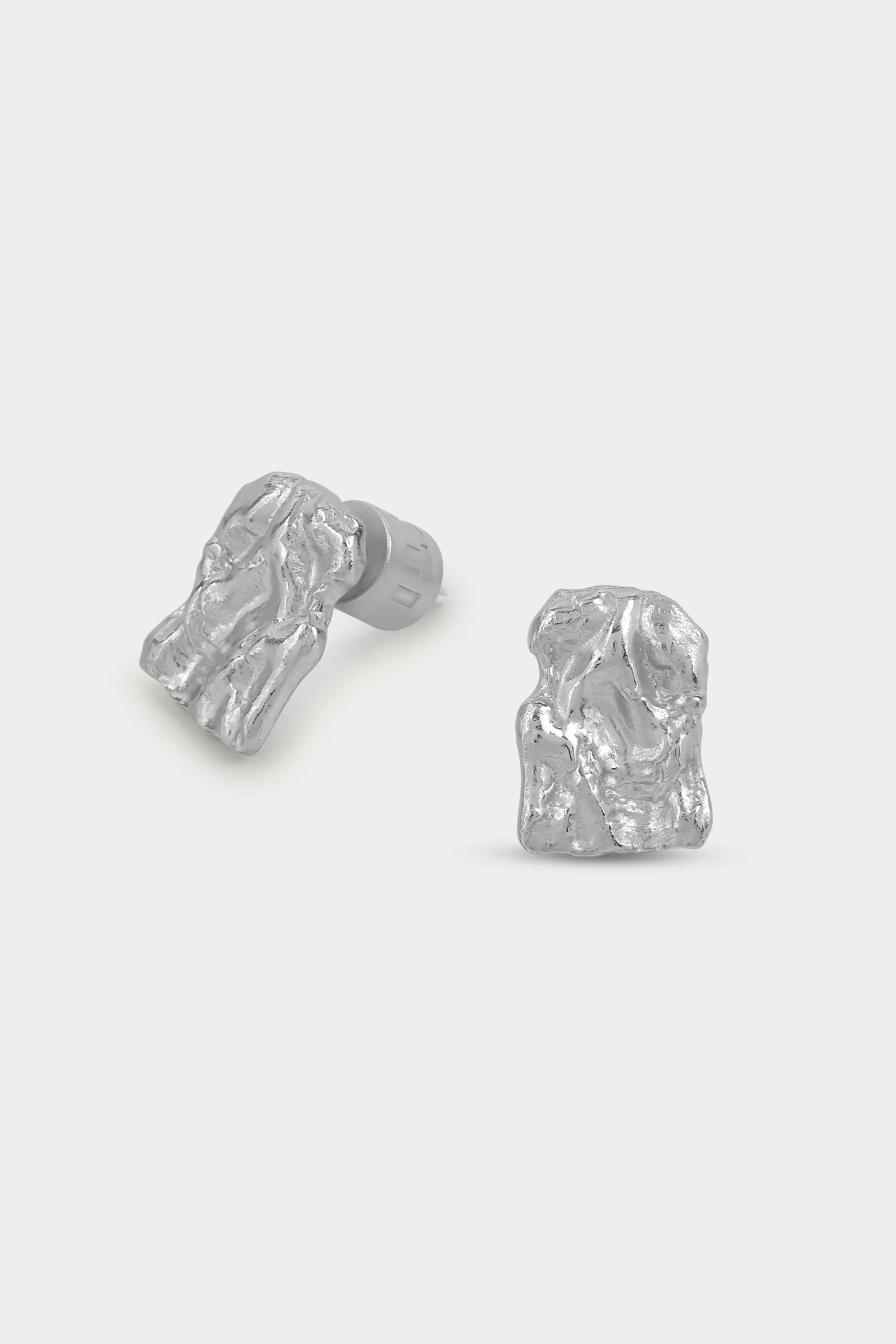 Tutti Silver Current Earrings Small