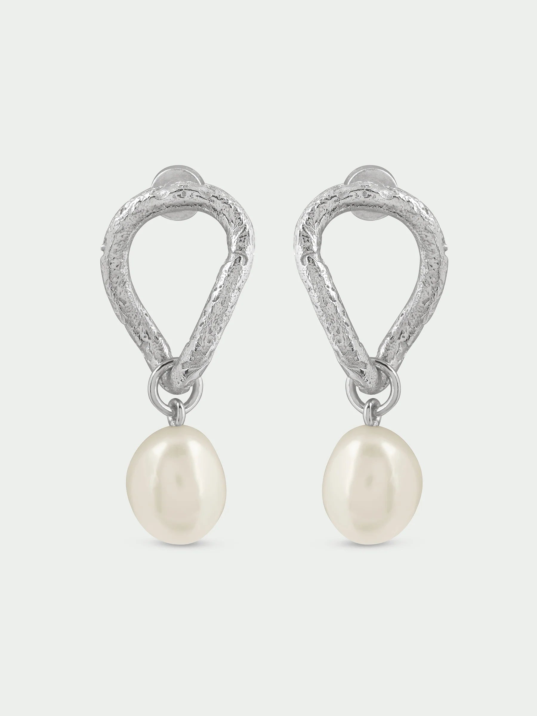 Iris Earrings - Silver