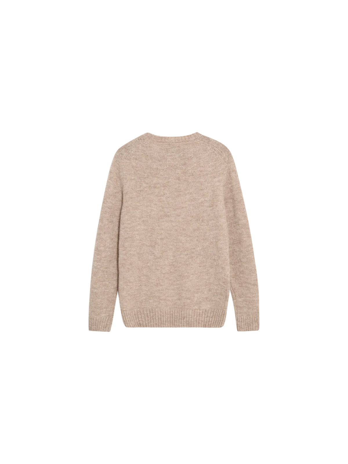 Carlos Crew Neck Knit - Light Grey Melange