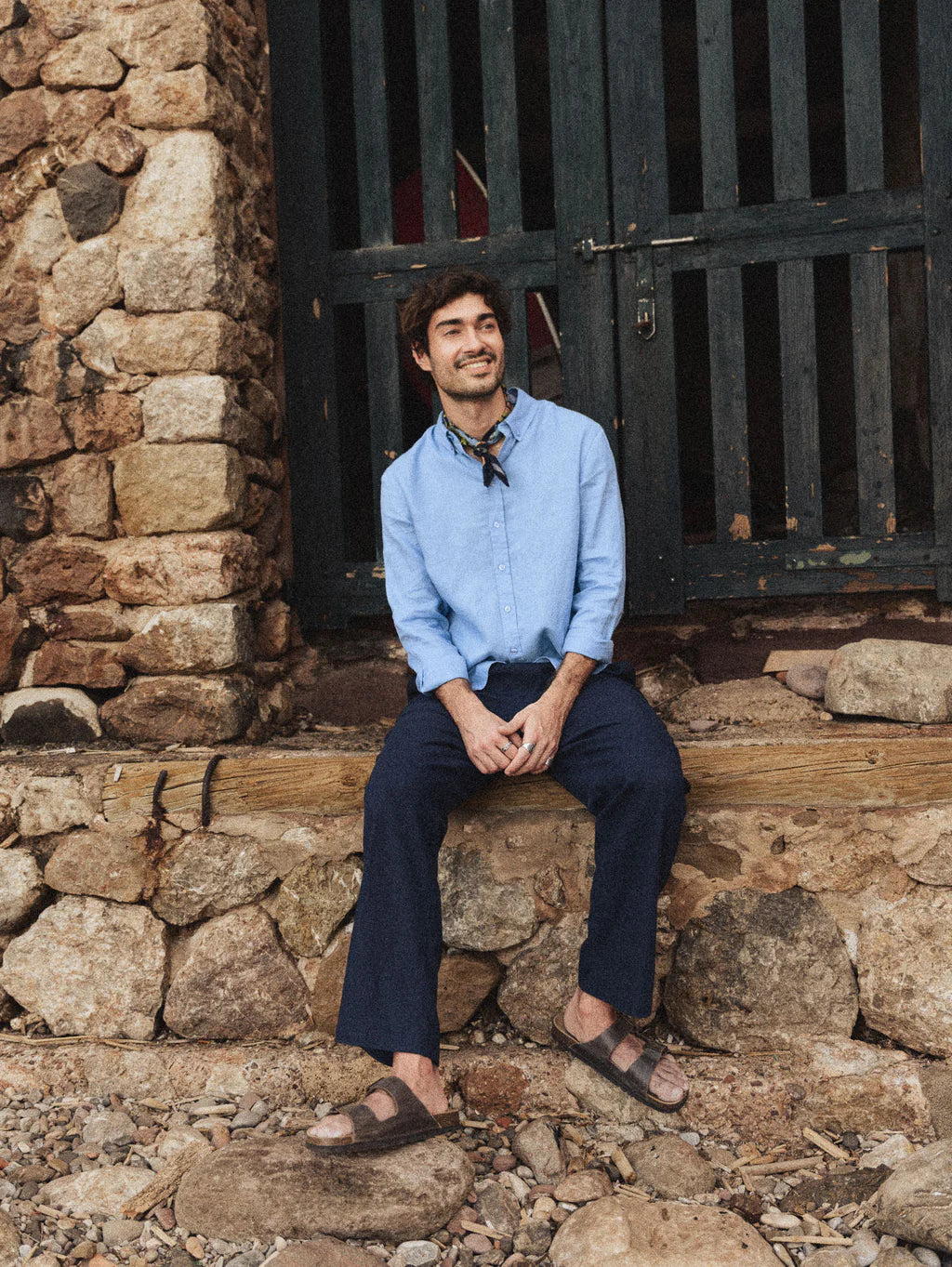 Mavi Linen Trousers