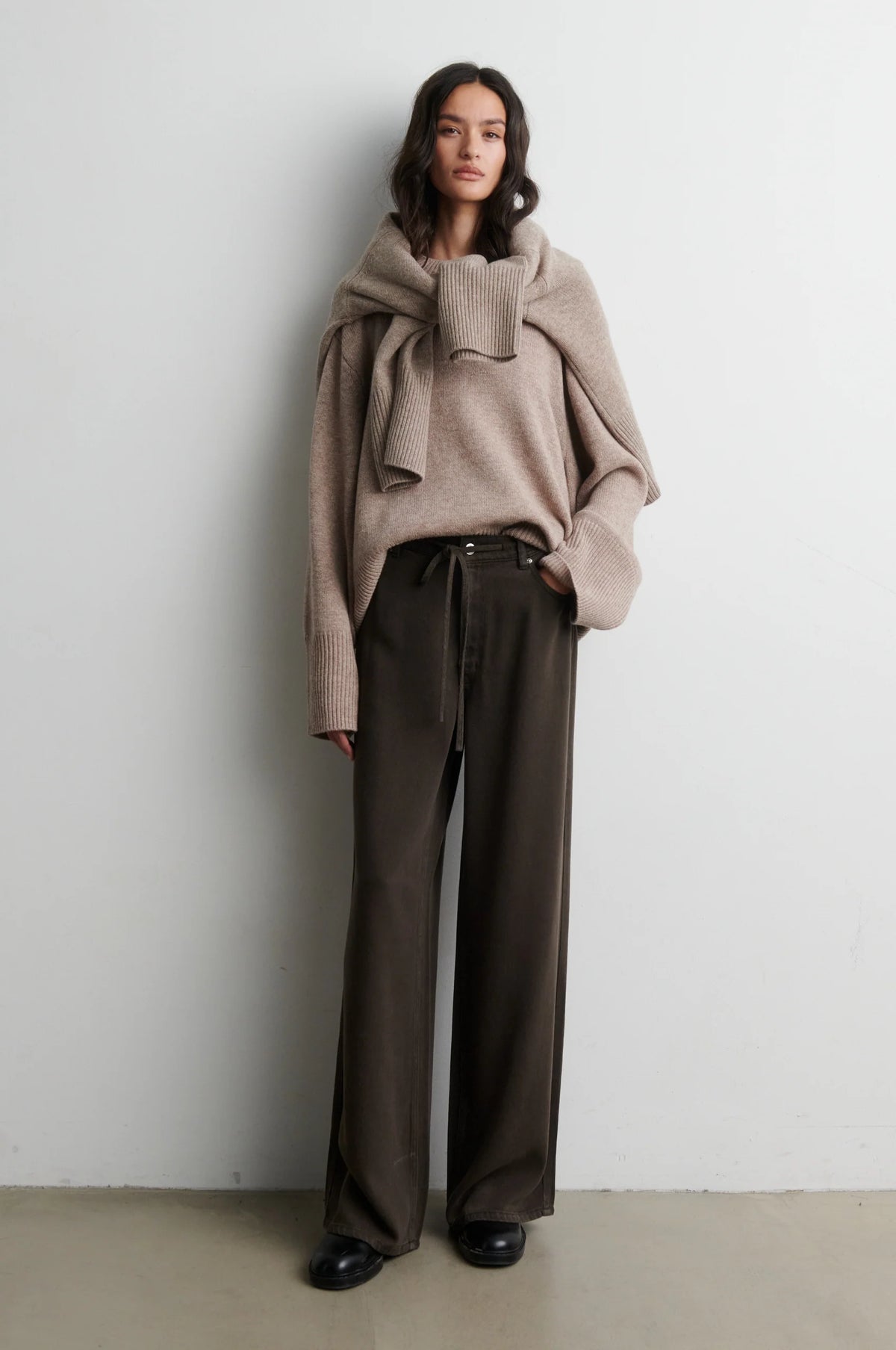 Alpha Knit O-Neck - Fallen Rock