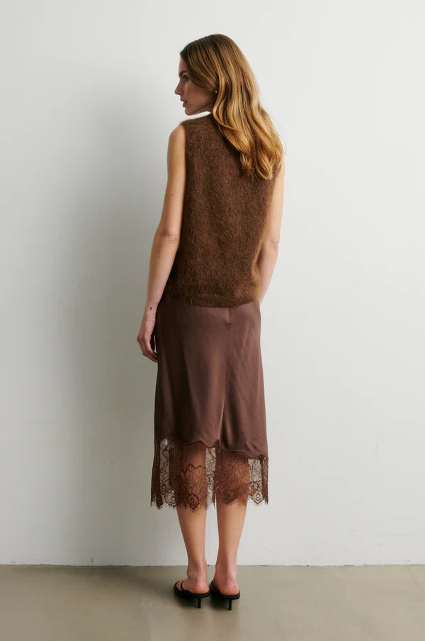 Wila Lace Midi Skirt - Carafe