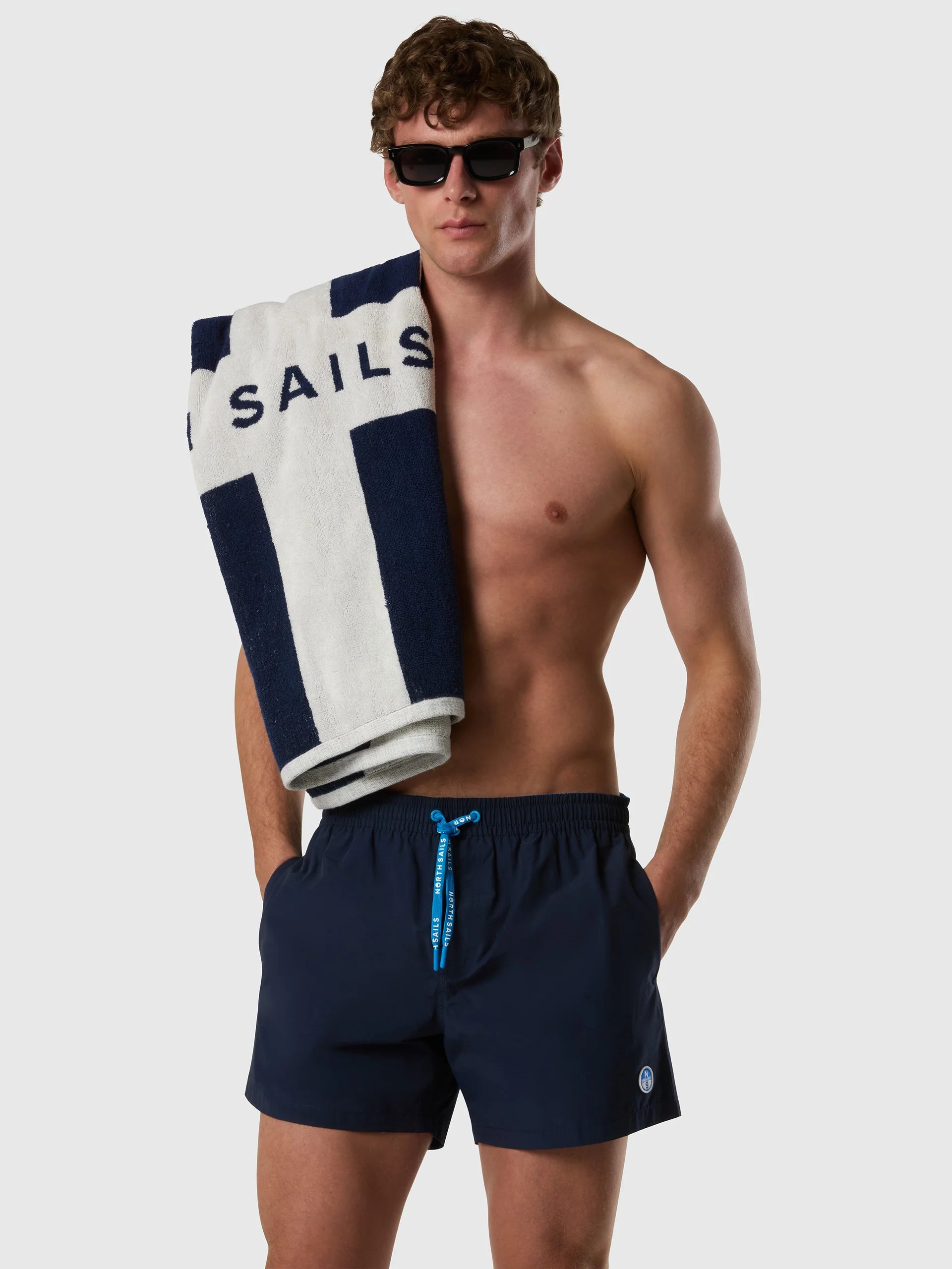 North Sails Logo Beach Towel