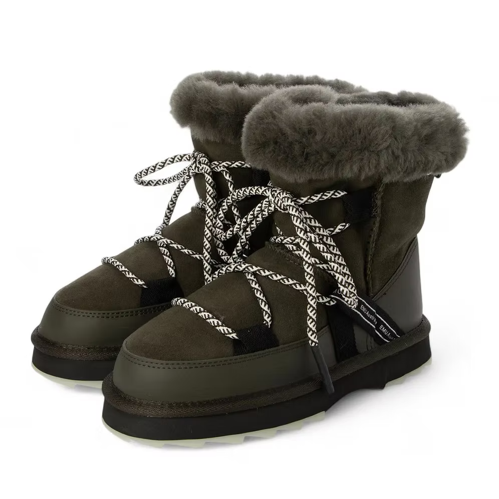 Emu Blurred Dark Olive Boot