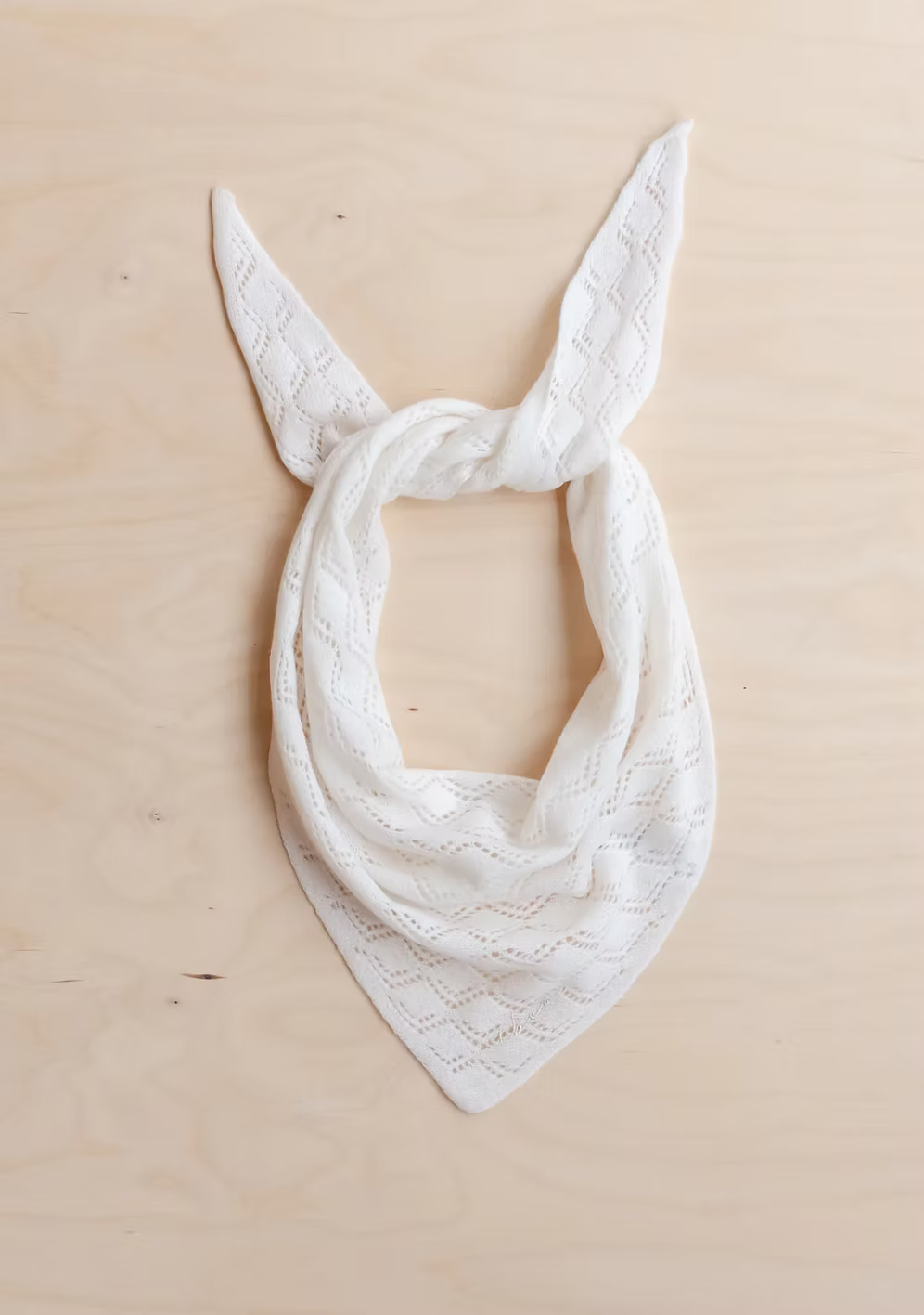 TBCO Pointelle Triangle Scarf