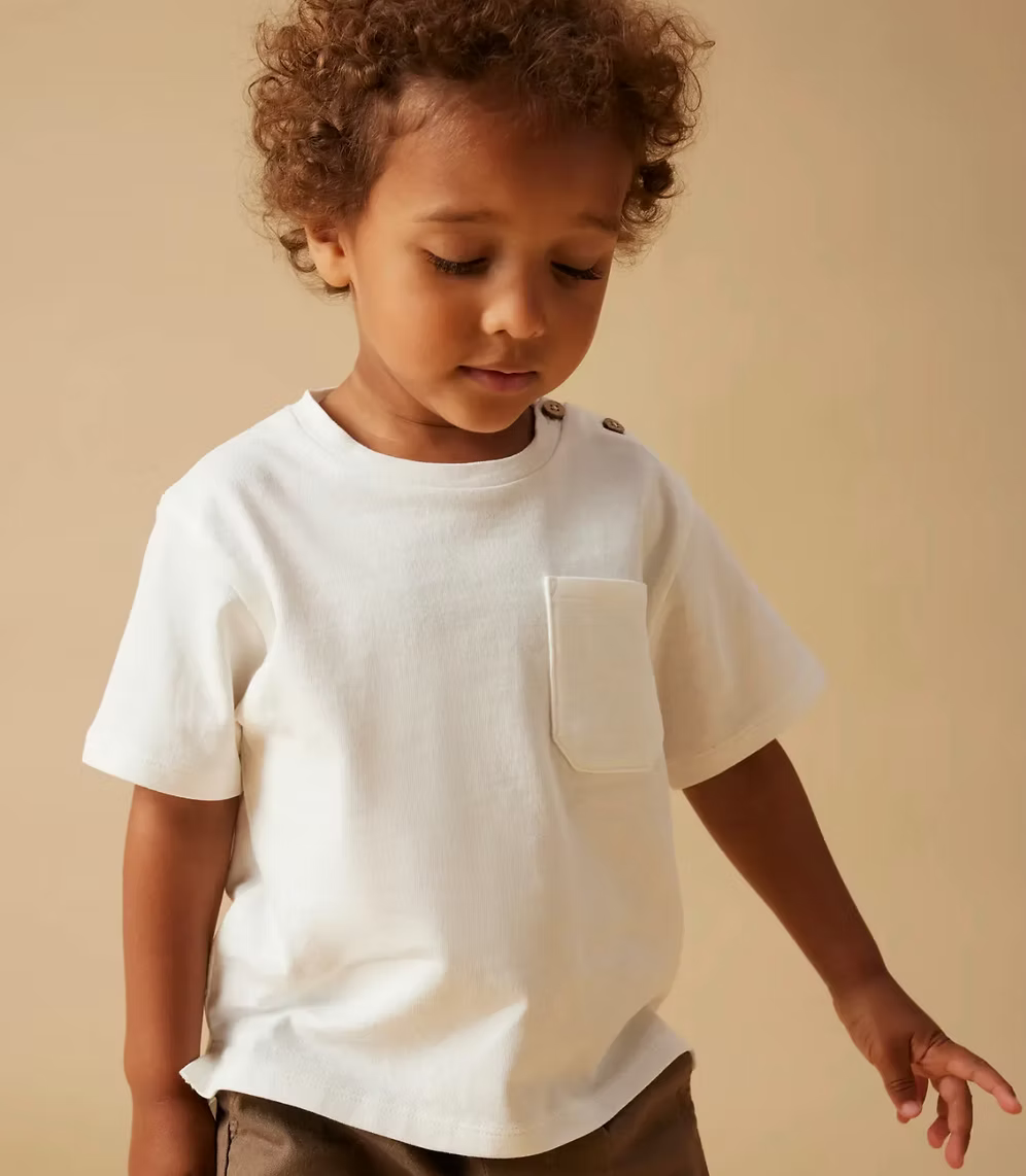 Lil Atelier Boys Dolan Coconut Tee