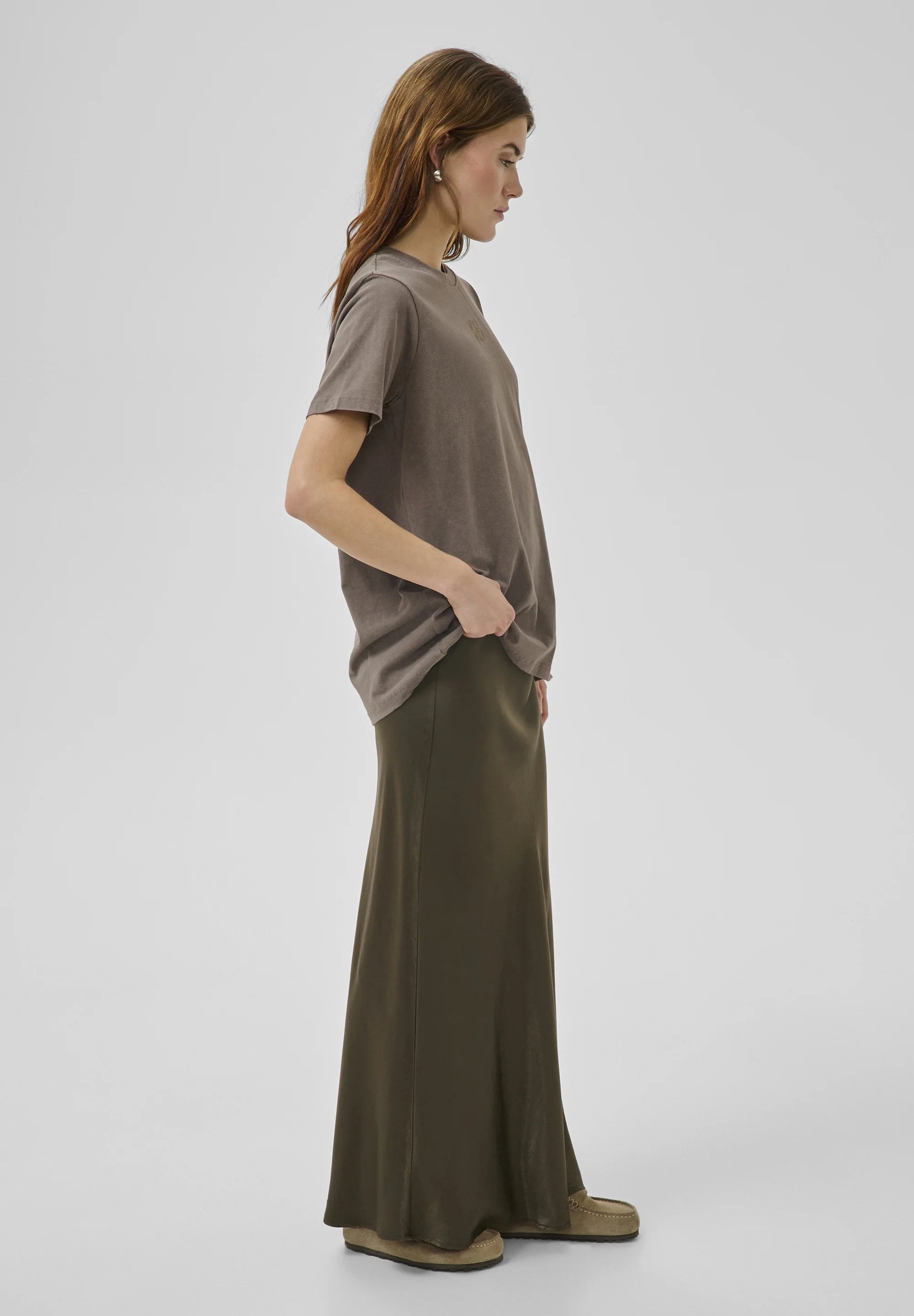 My Essential Wardrobe Estelle Skirt Major Brown
