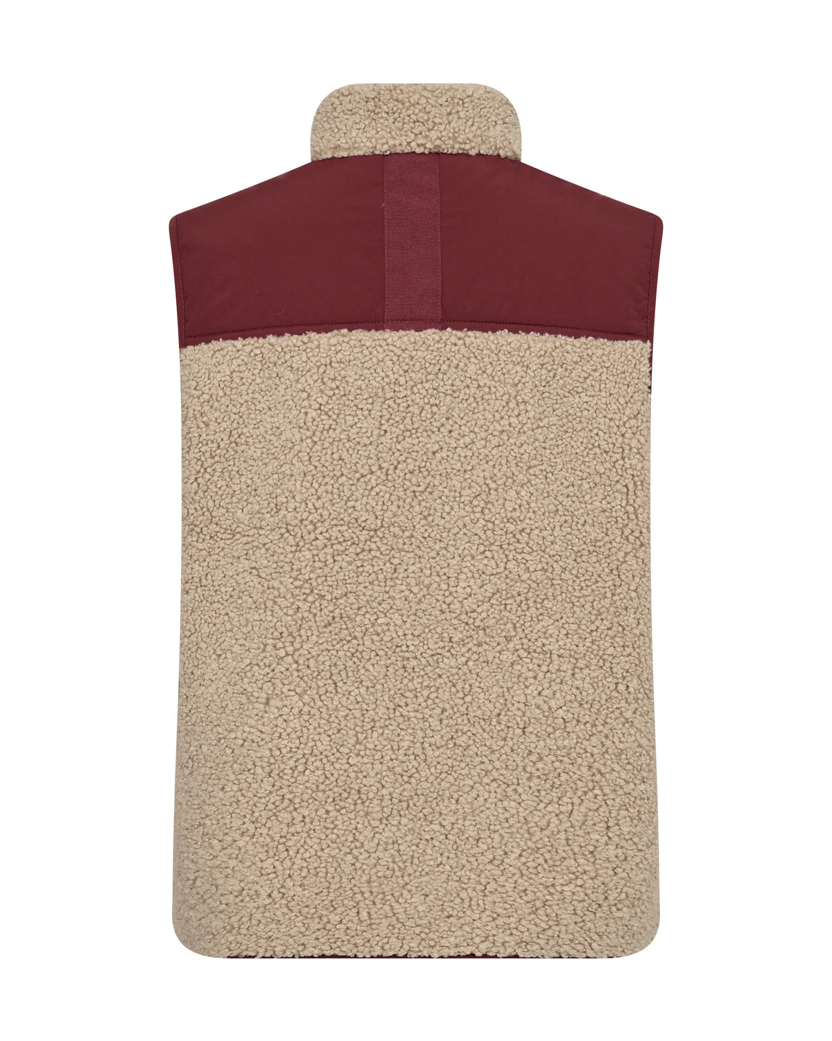Eli Rowe Teddy Vest - Cabernet