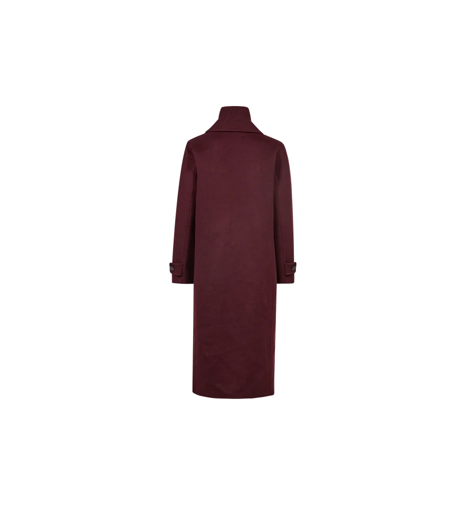 Alva Loisa Mock-Neck Coat