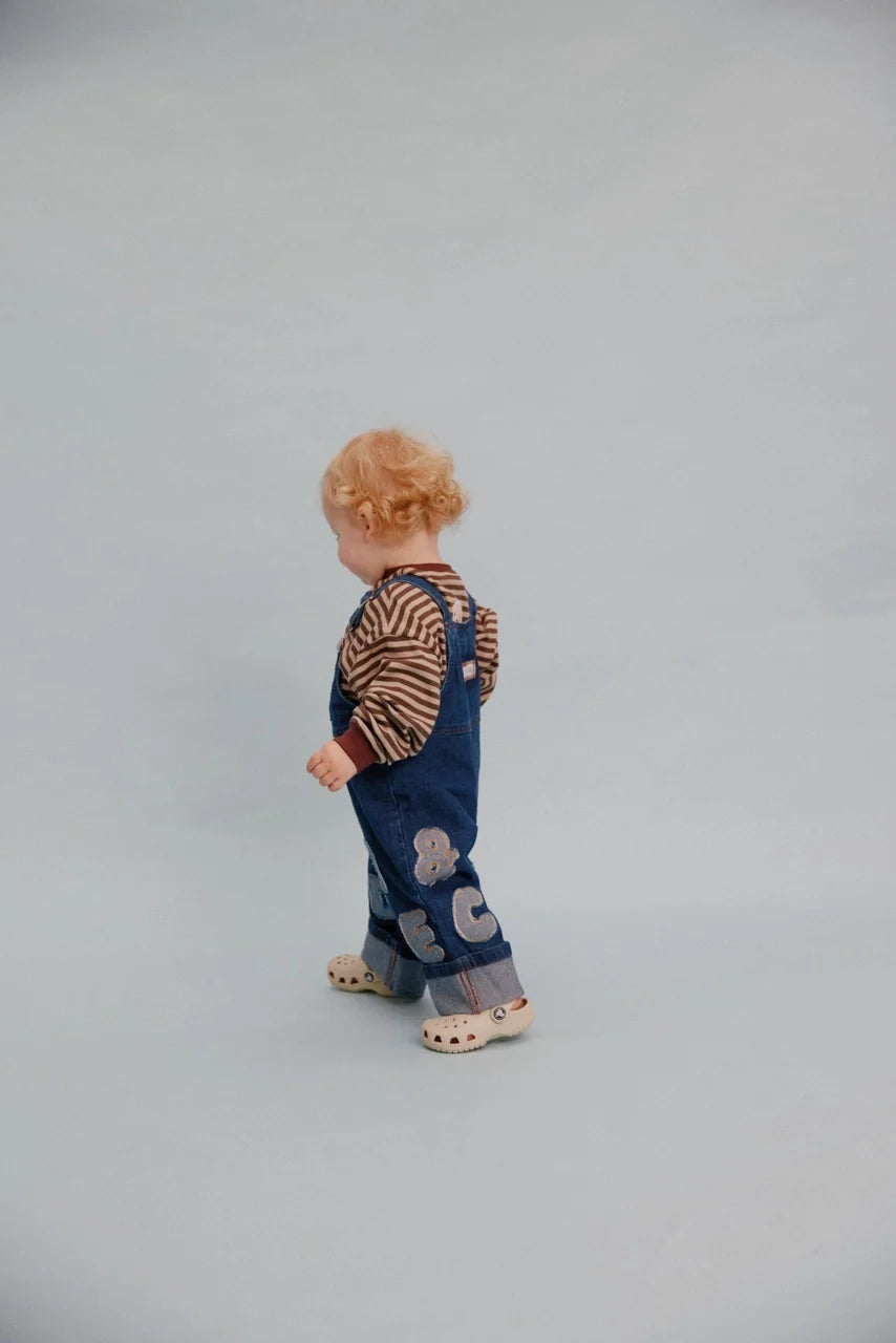 Claude & Co Blythe Patch Denim Dungarees
