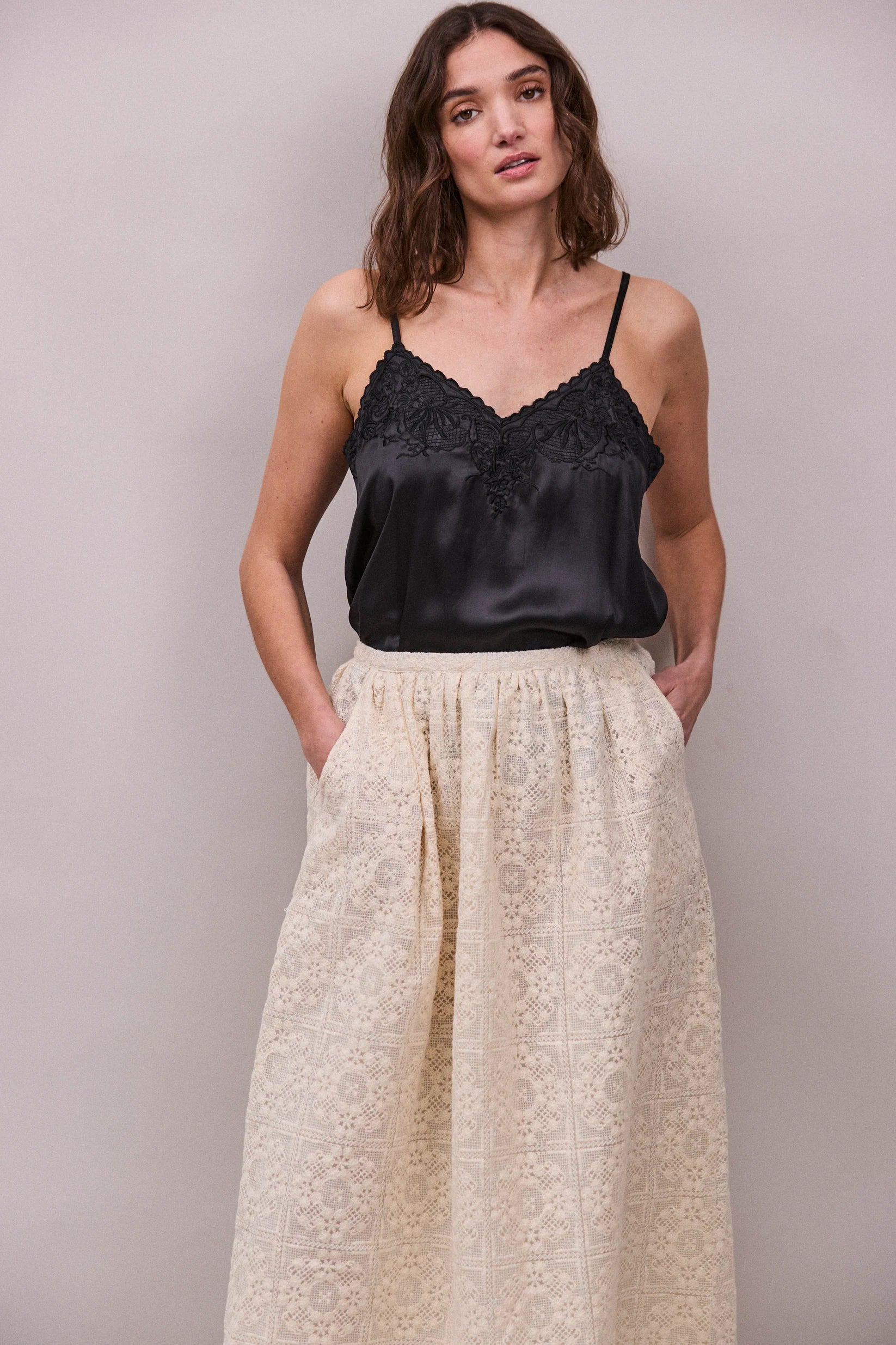 Faune Cynthia Black Cami