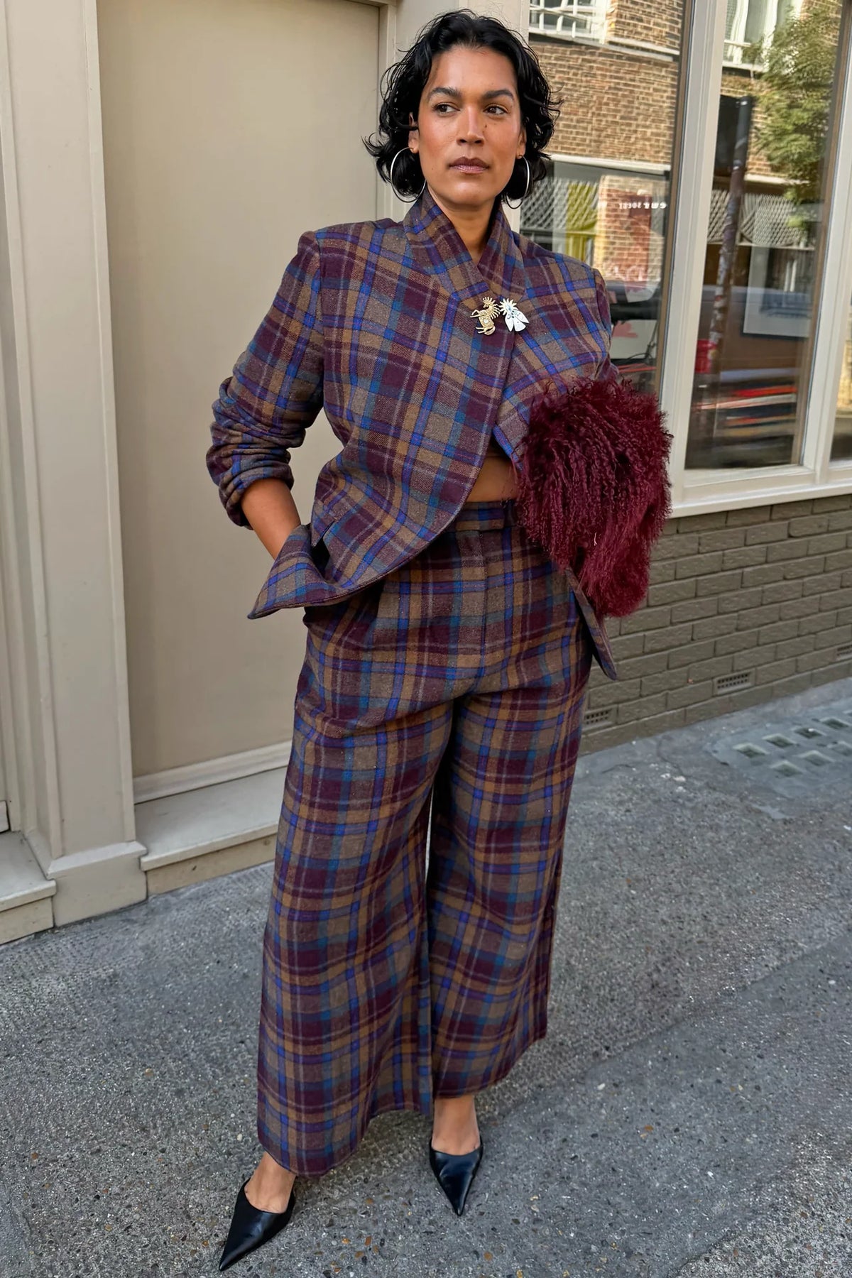 Check Bryony Trousers