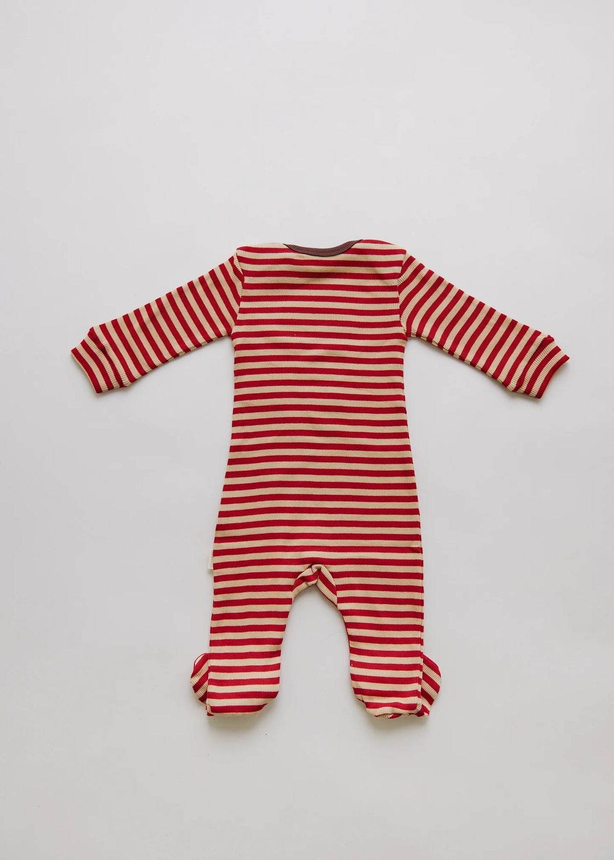 Claude & Co Milking it Crimson Stripe Onesie