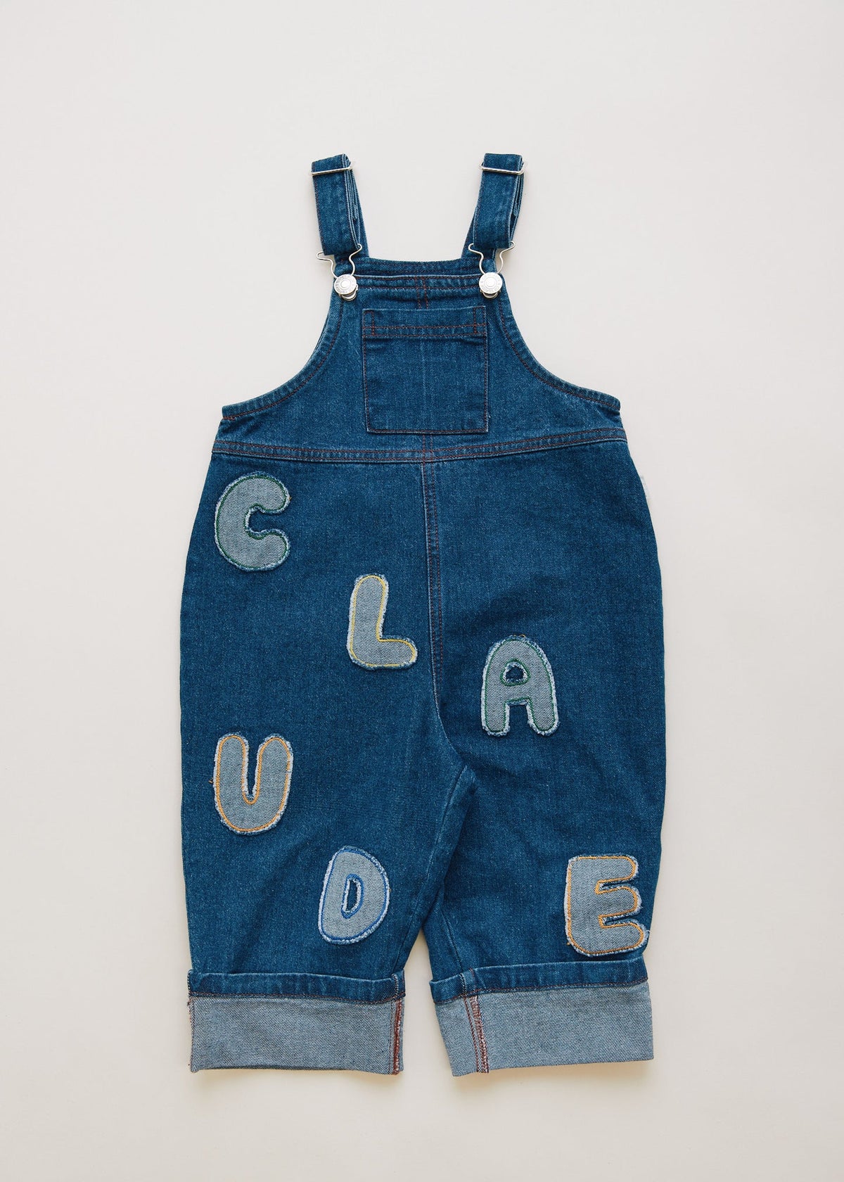 Claude & Co Blythe Patch Denim Dungarees