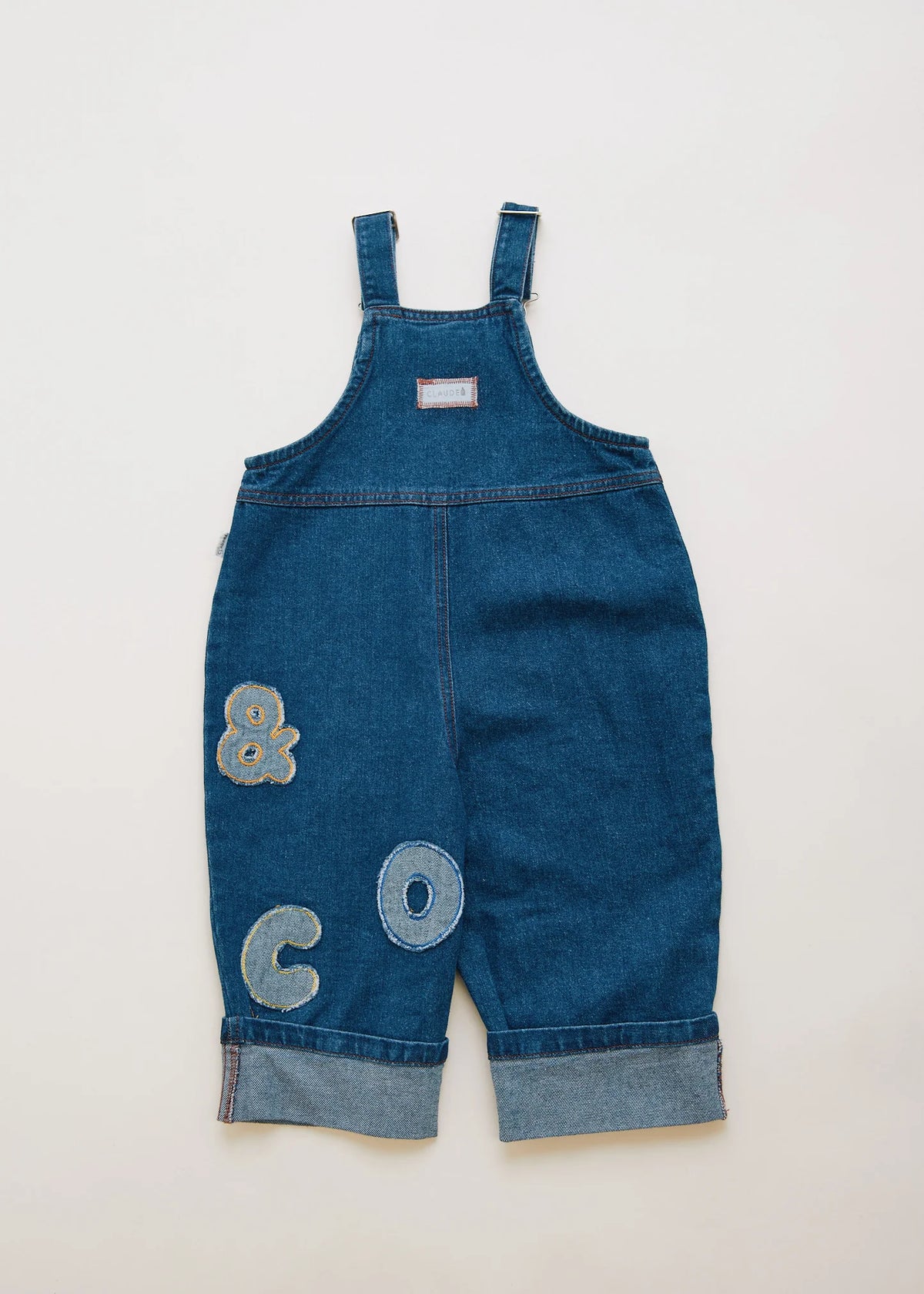 Claude & Co Blythe Patch Denim Dungarees
