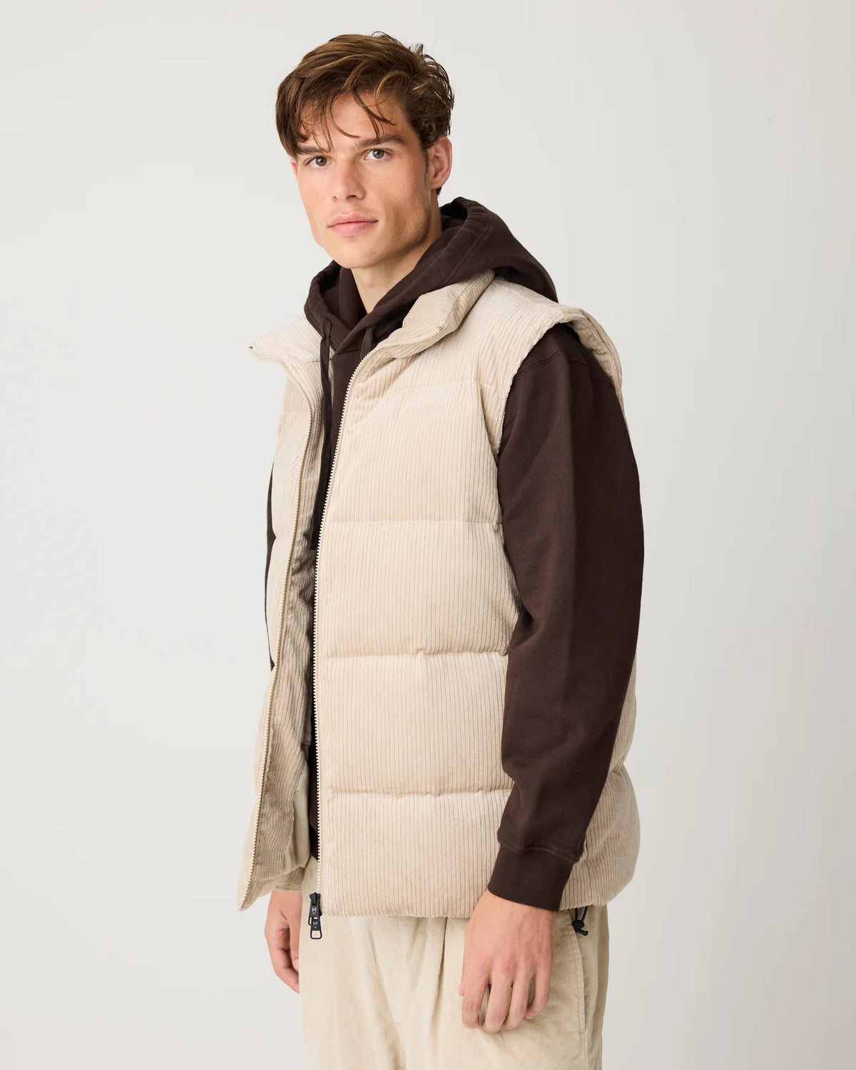 Corduroy Puffer Vest