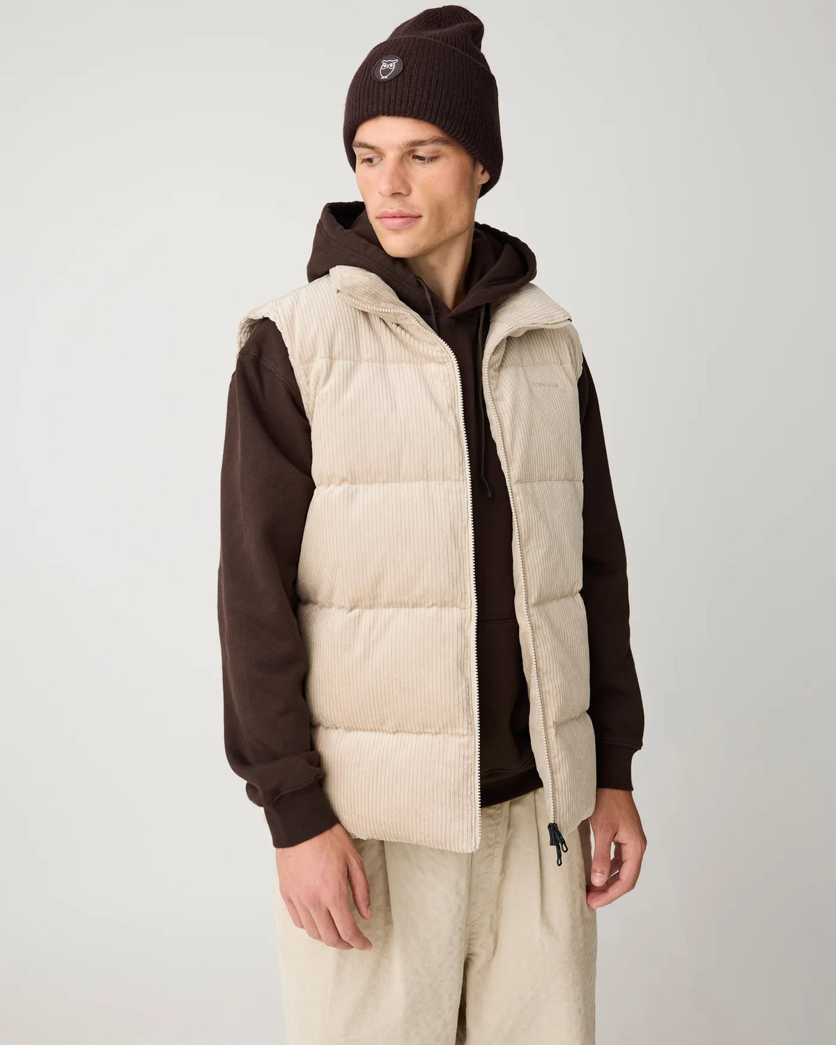 Corduroy Puffer Vest