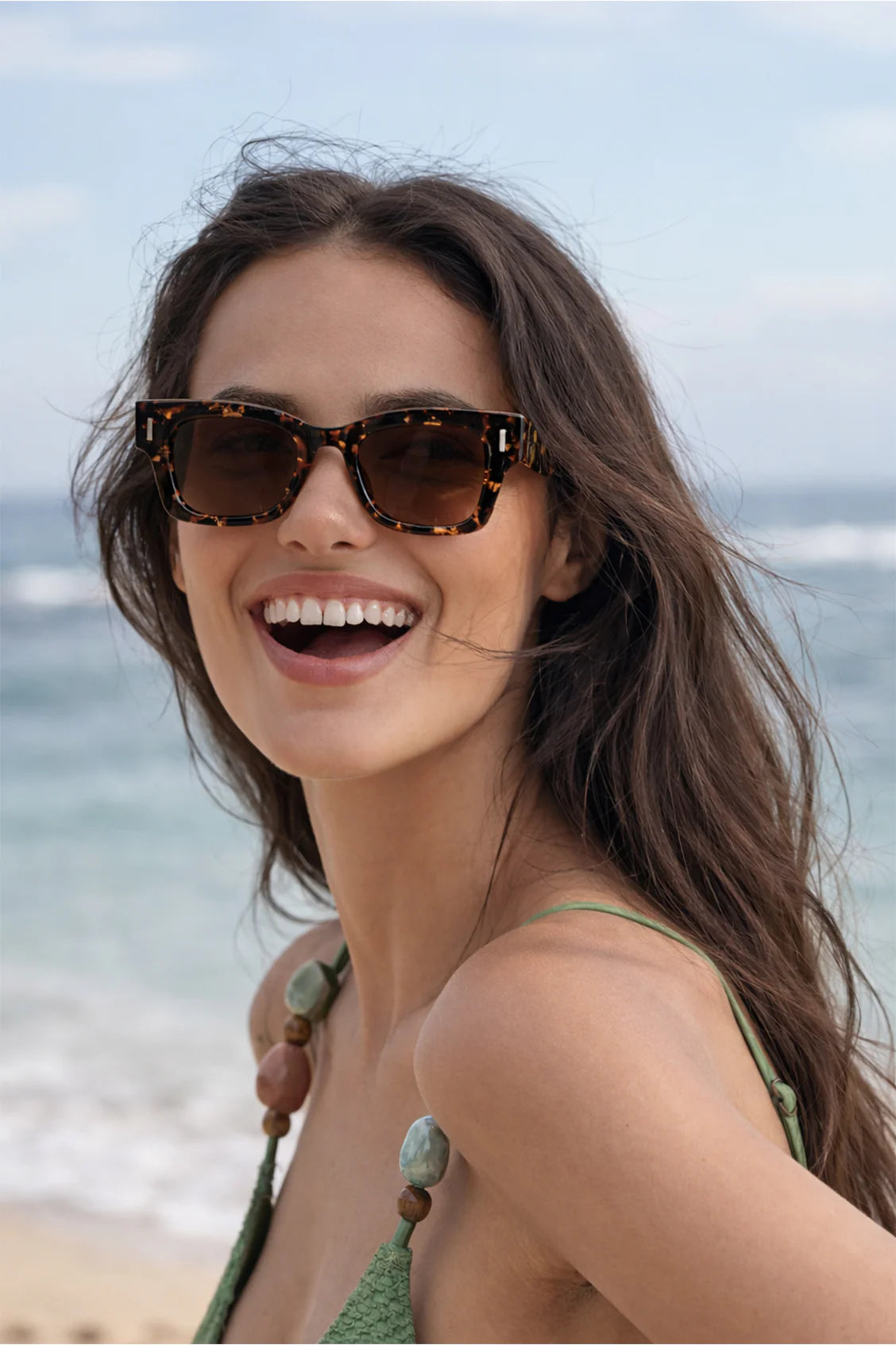 Rio Tortoiseshell Wayfarer Unisex Sunglasses