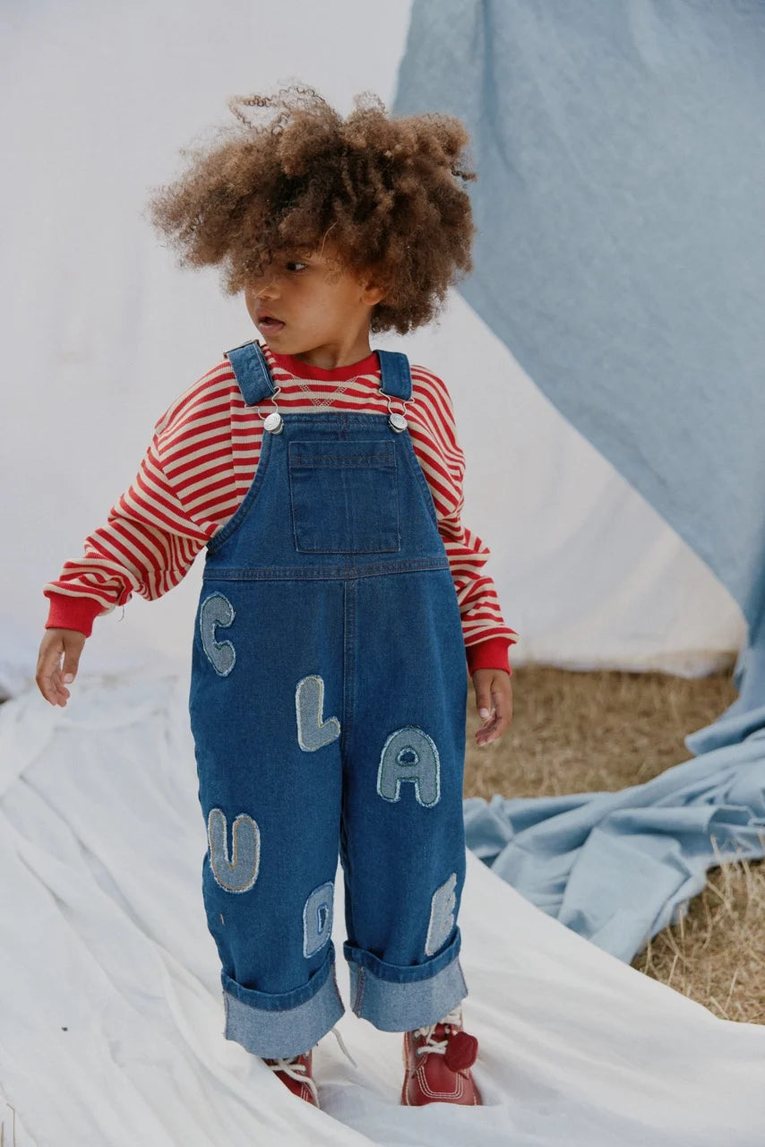 Claude & Co Blythe Patch Denim Dungarees