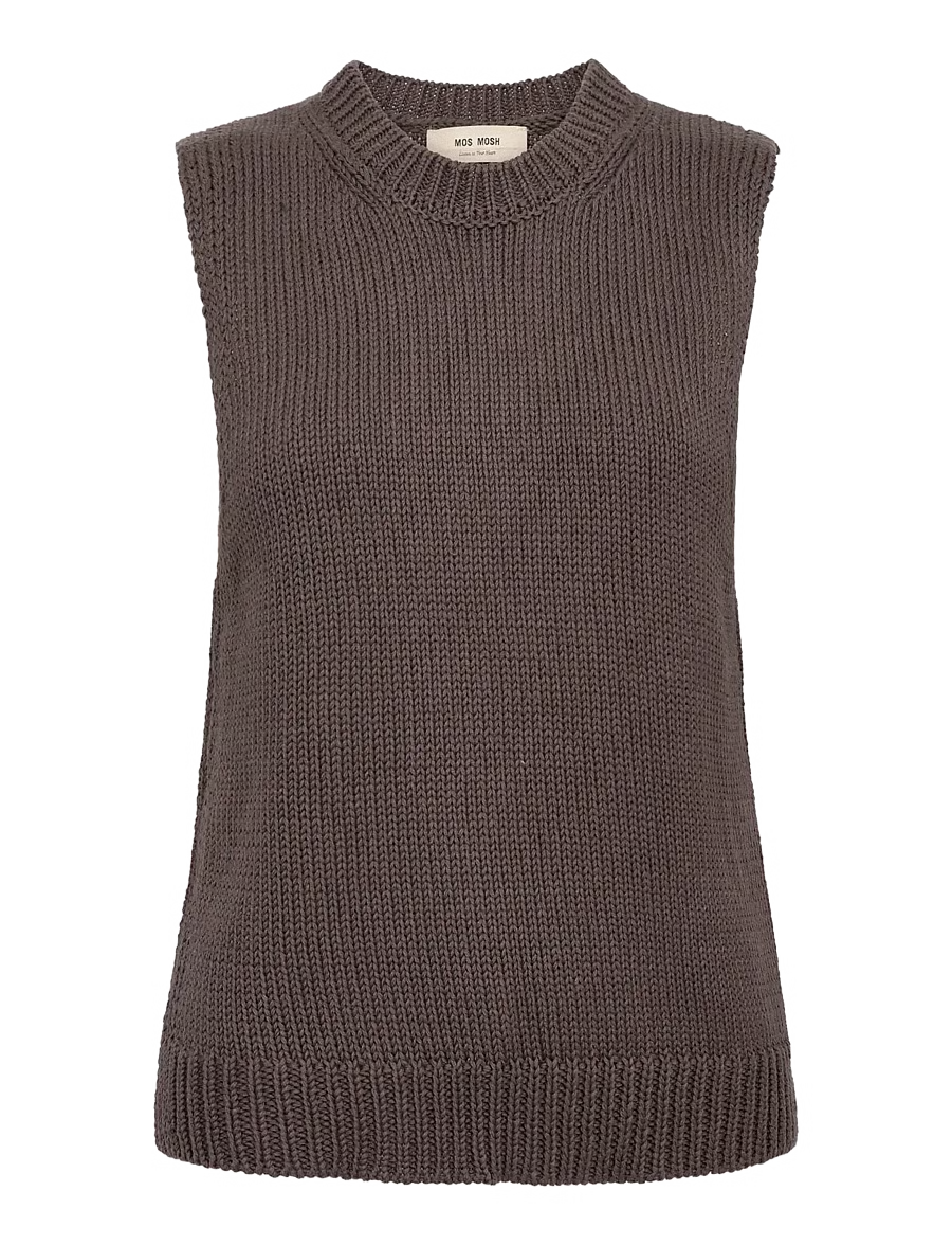 Bine Cotton Knit Top Subterranean