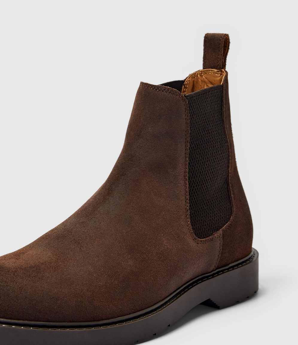 Selected Homme Suede Chelsea Boot