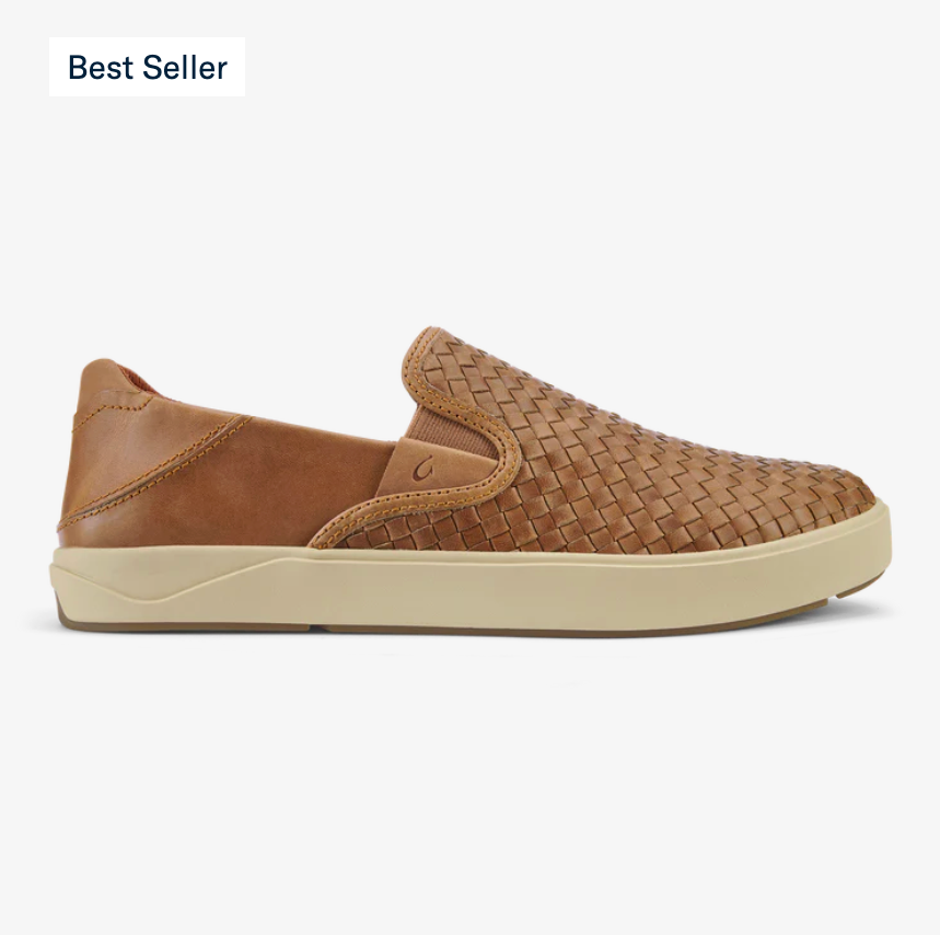 Olukai Lae‘ahi Lauhala Slip On - Fox