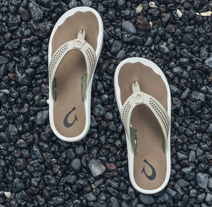 Olukai Ulele Flip Flops - Clay/Mustang