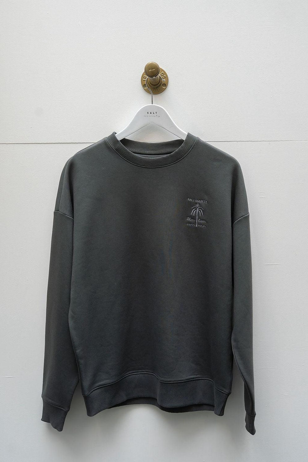 Salt Society Iron Grey Stamp Sweatshirt