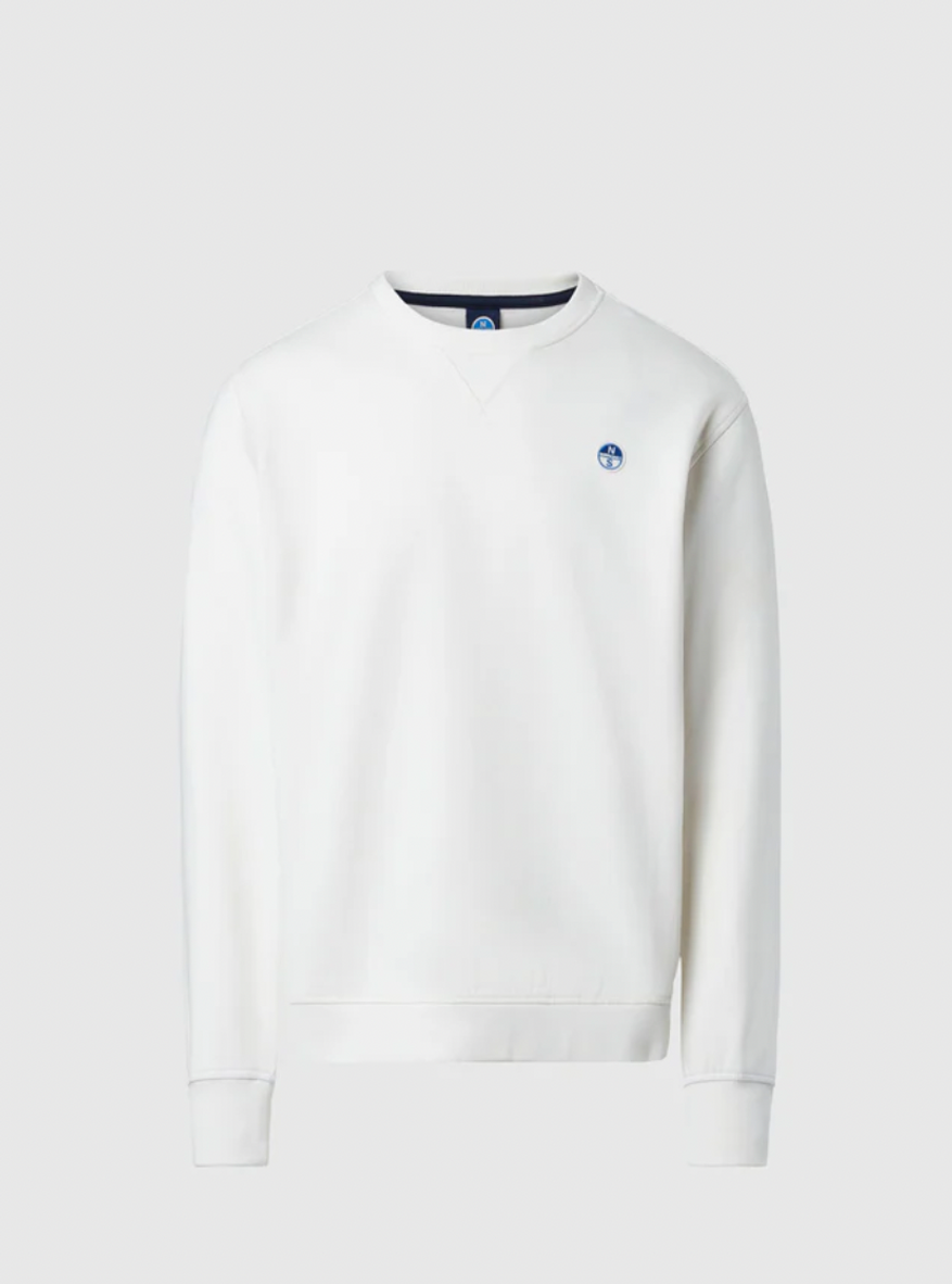 North Sails Crew Sweatshirt White