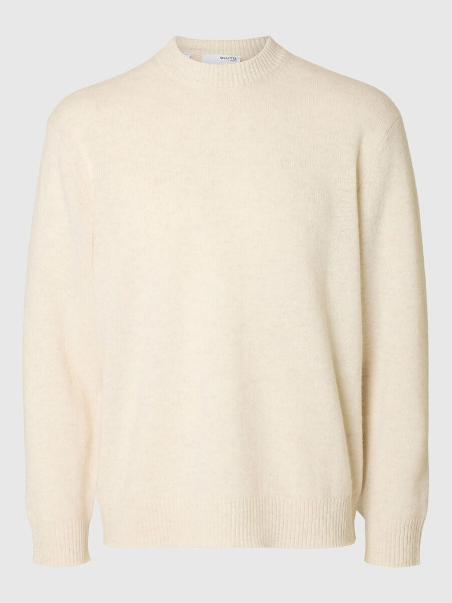 Selected Homme Reuben Cream Knit