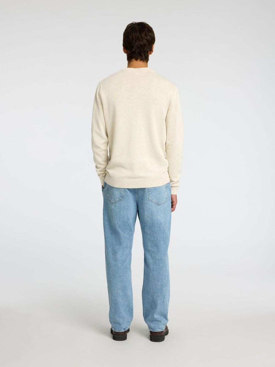 Selected Homme Reuben Cream Knit