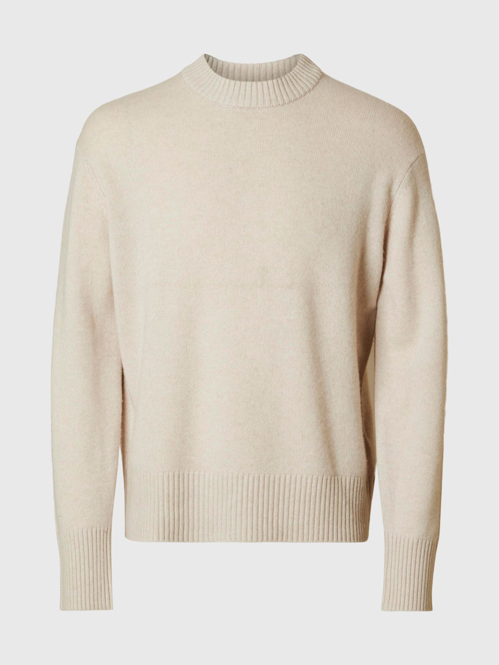 Selected Homme Calle Cashmere Blend Crew Knit