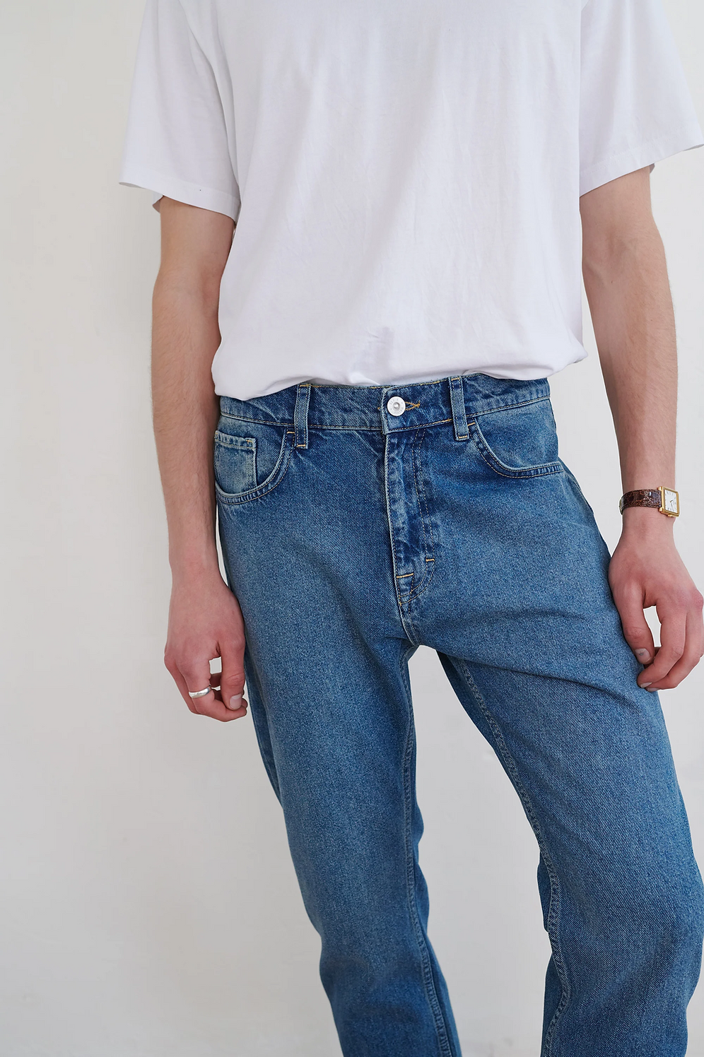 Walter Denim Mid Wash Uptight Jeans