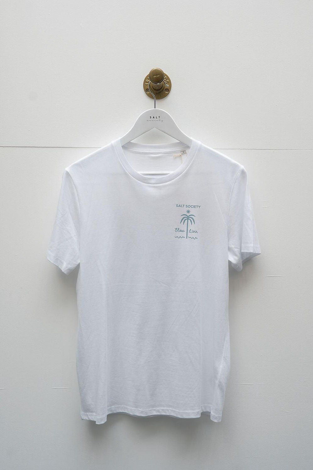 Salt Society white/Blue Deckchair Tee
