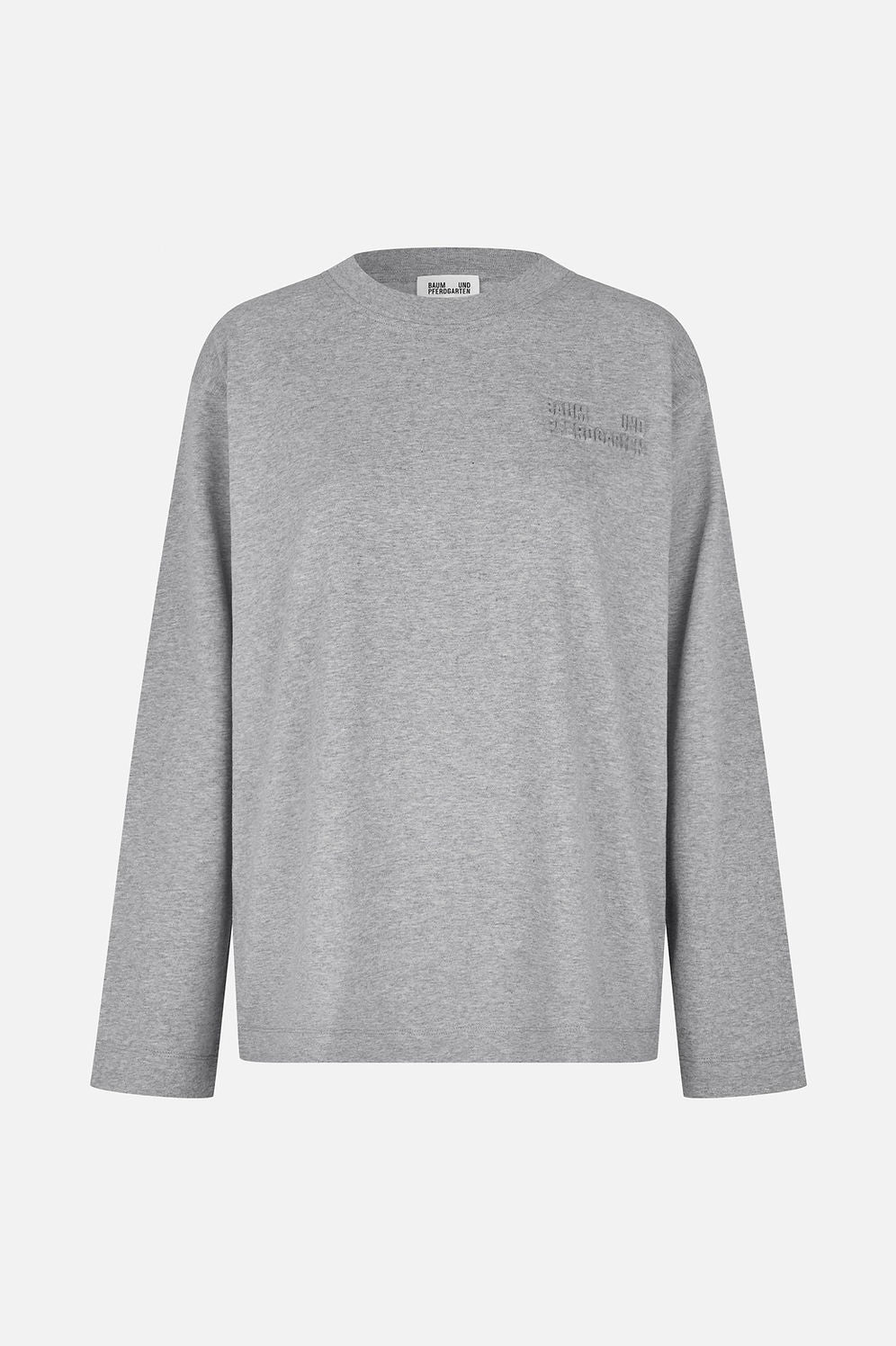 Baum Und Pferdgarten Grey Melange LS Top