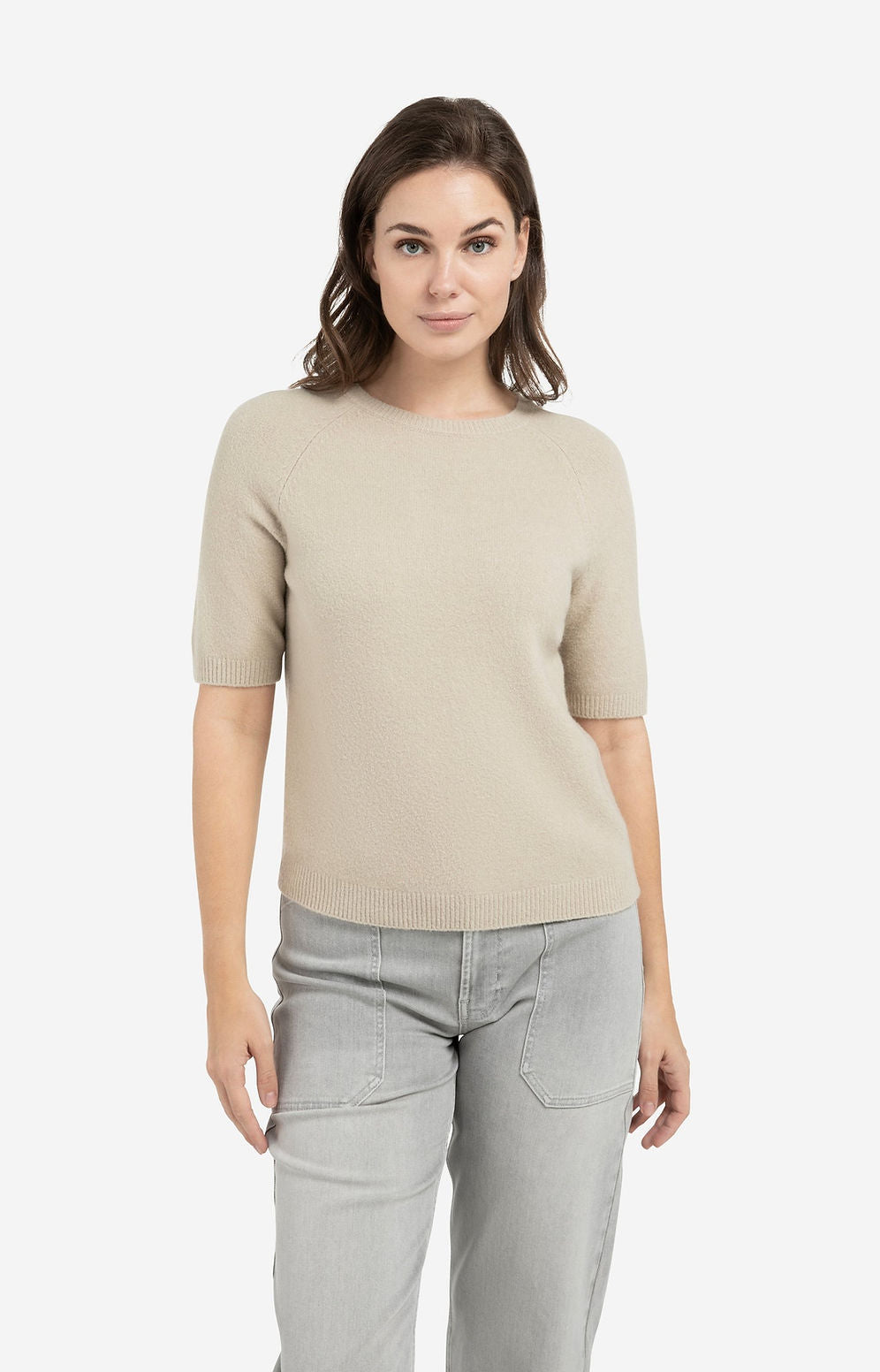 Yaya Mist Green SS Knit