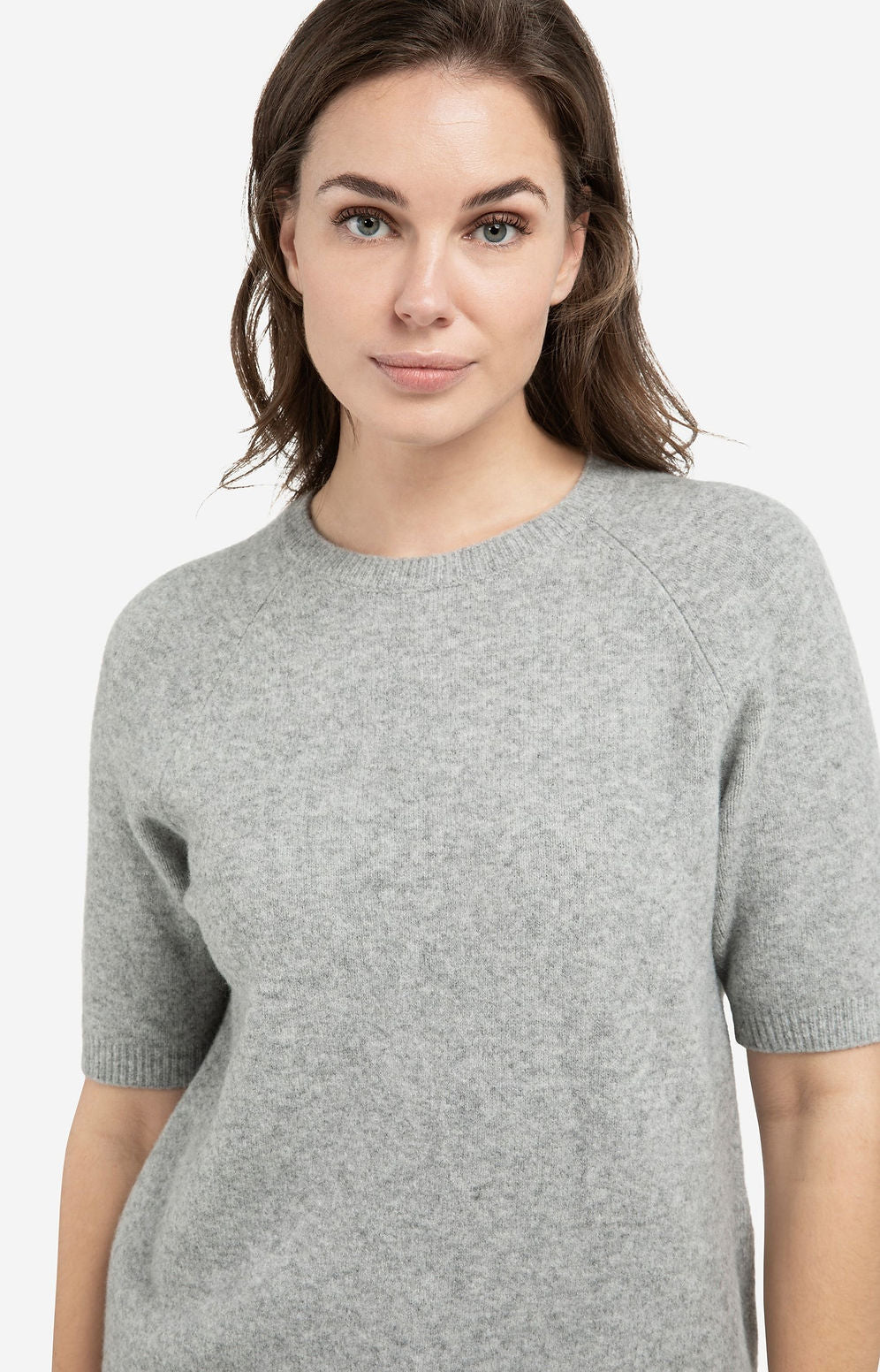 Yaya Grey SS Knit