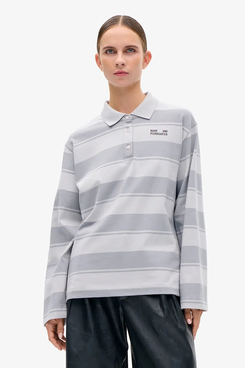 Baum Und Pferdgarten Grey Stripe Jeanne Polo