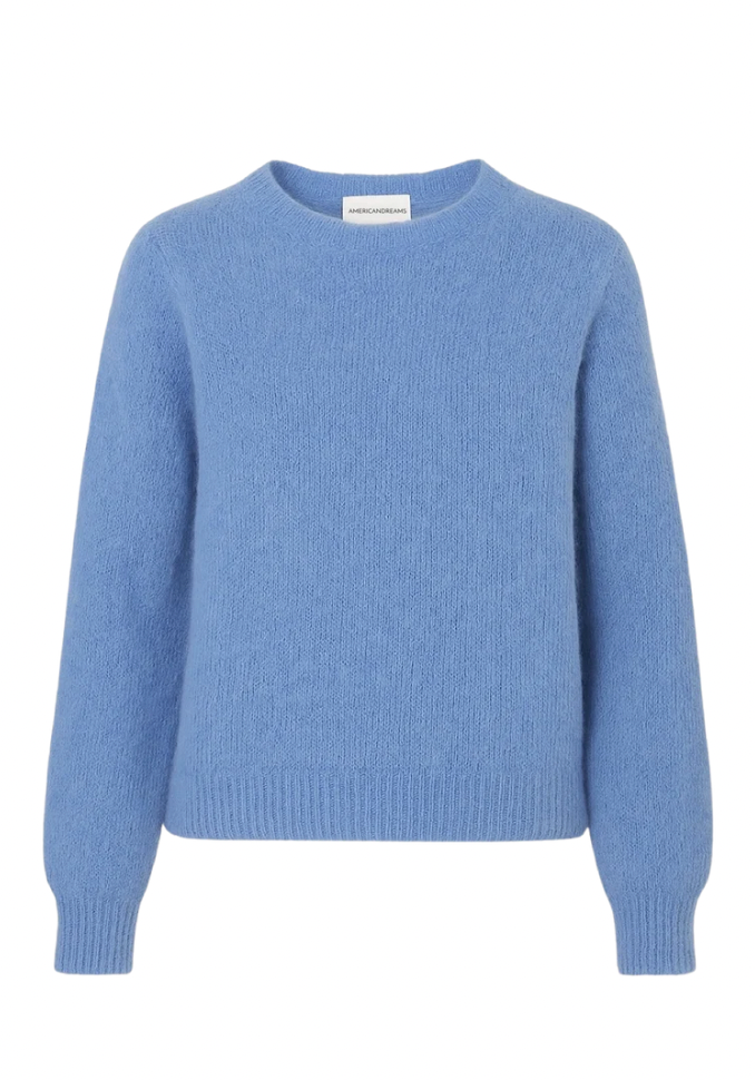 American Dreams Liana Round Neck Sky Blue