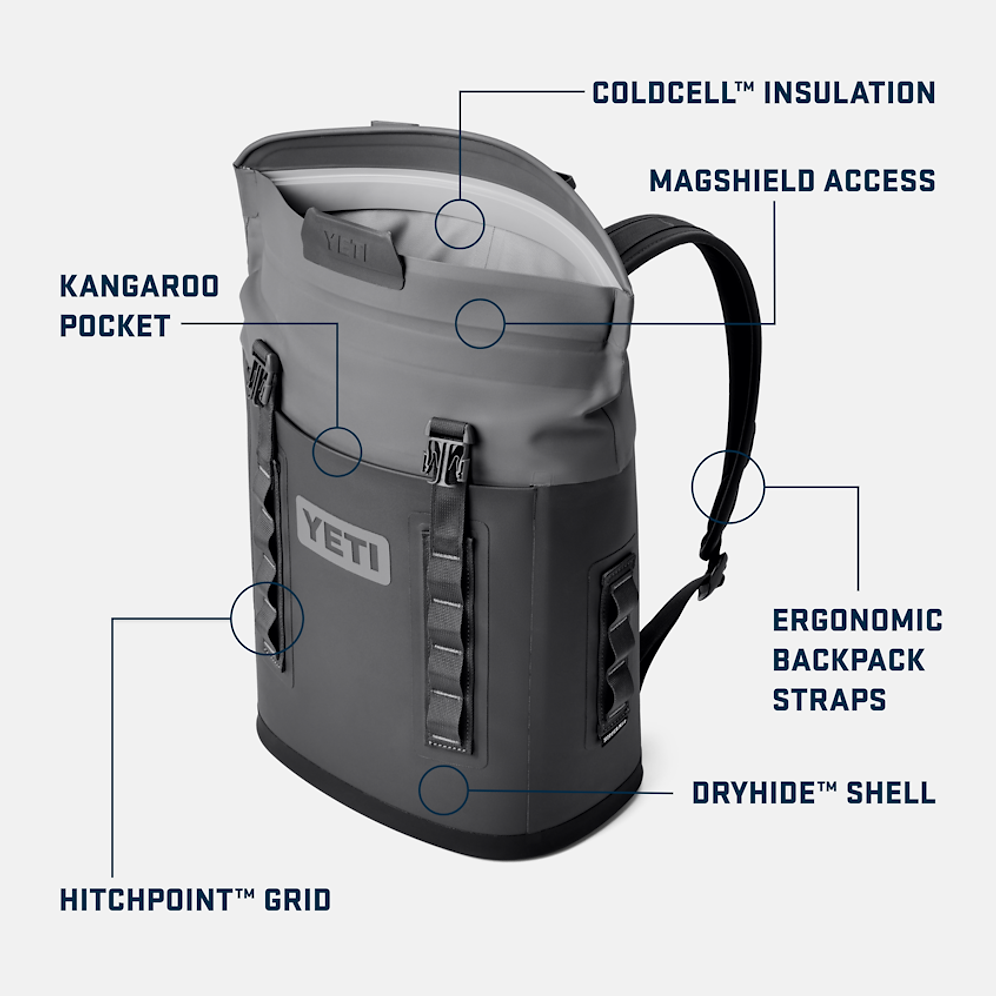 Yeti Hopper M12 Black Backpack
